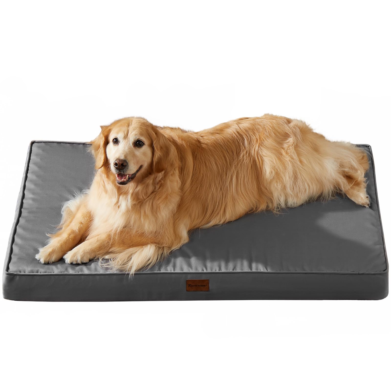 Bfpethome Outdoor Dog Bed For Large Dogs, Waterproof, Orthopedic With Removable Washable Cover, Egg Crate Foam Mat (30 X 20In, B