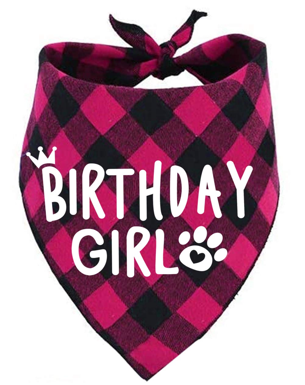 Birthday Girl Dog Bandana