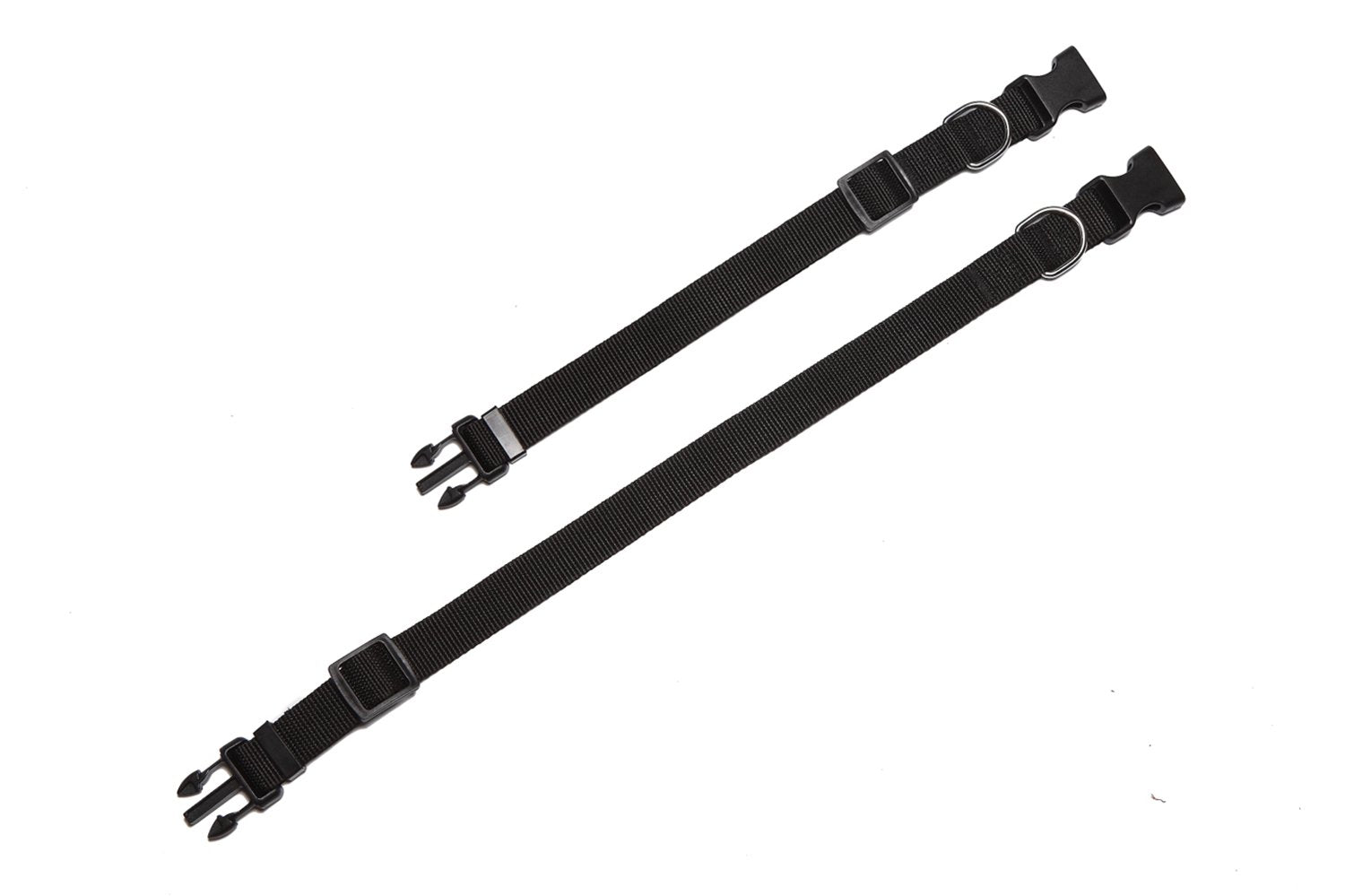 Adjustable Nylon Dog Collar, Pet Collar 1 Inch 3/4 Inch 5/8 Inch Wide, For Large Medium Small Dog ((L(1'' X 16-23''), Black)