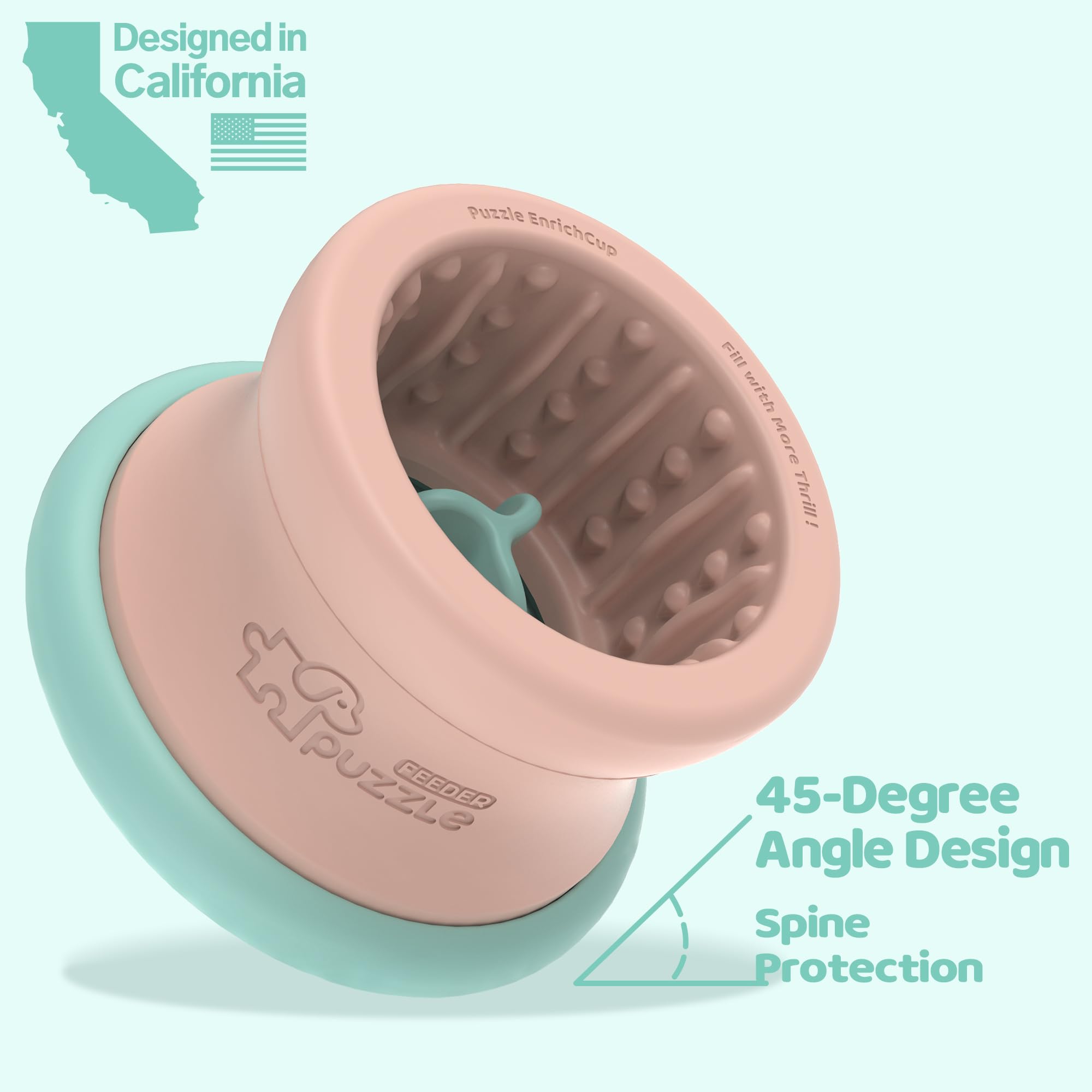 Puzzle Feeder Dog Puzzle Toys, Interactive Dog Toys To Keep Them Busy,Detachable Dog Enrichment Toys Easy To Clean, Dog Toys For