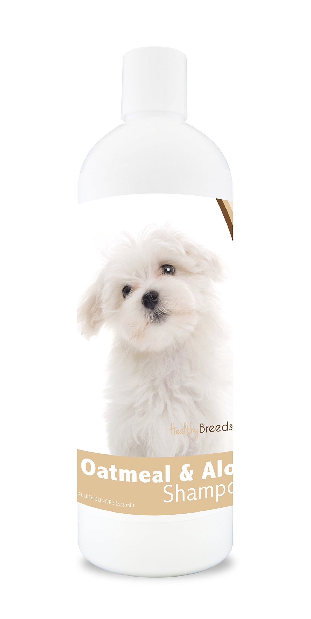 Healthy Breeds Maltese Oatmeal Shampoo With Aloe 16 Oz