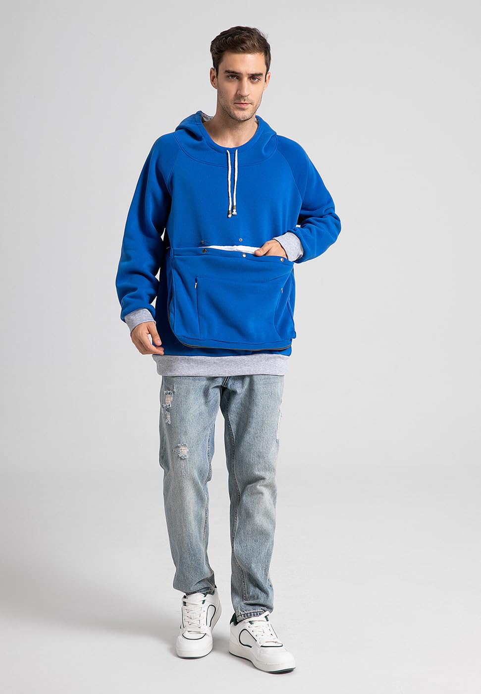 Kei Tomlison Pet Cat Dog Pouch Hoodie Small Animal Carrier - Kitten Puppy Pouch Sweatshirt Holder Fleece Unisex Hoodies Dazzling