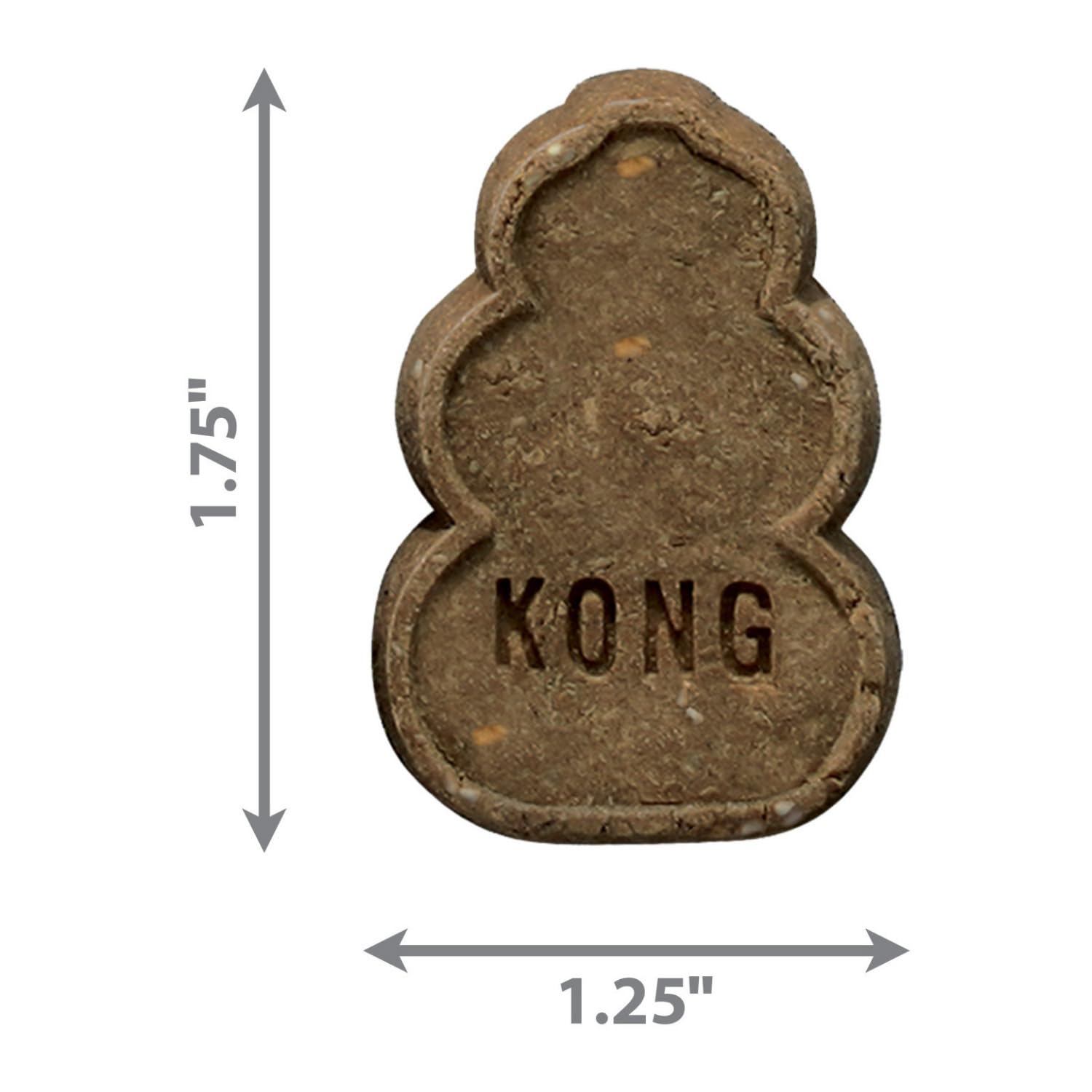 KONG Peanut Butter Baked Snack Treats for Dogs, Specially Shaped to Fit in Large Rubber Toys for Extended Play (Large) (3 pack o