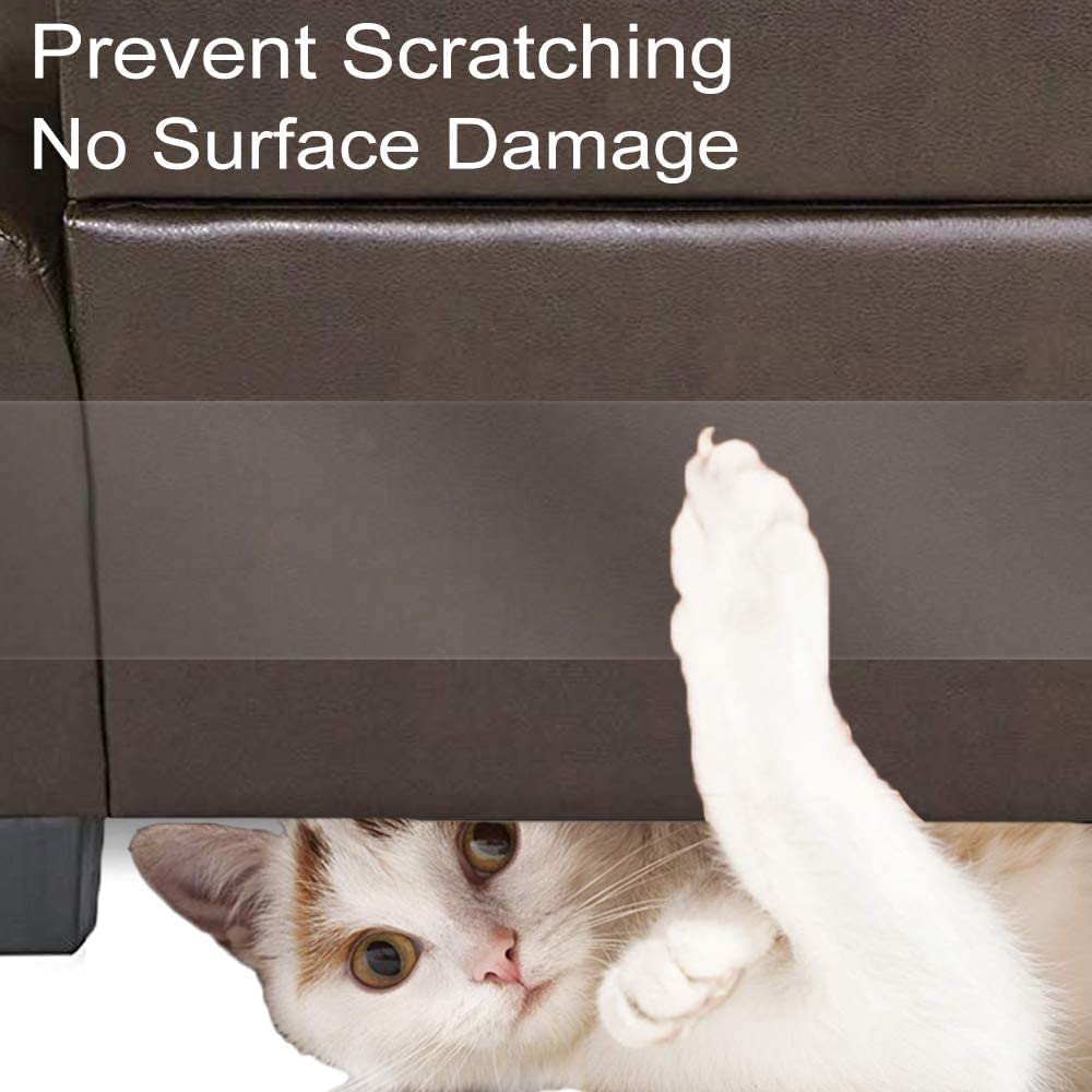 Door Scratch Protector, Protect Your Door, Furniture And Wall With Clear Premium Heavy Duty Door Cover Scratch Shield, Large Vinyl Door Guard For Dog Scratching