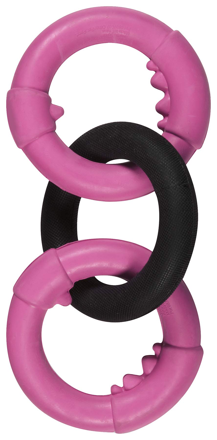 JW Pet Company Big Mouth Rings ST Dog Toy, Small, Colors Vary