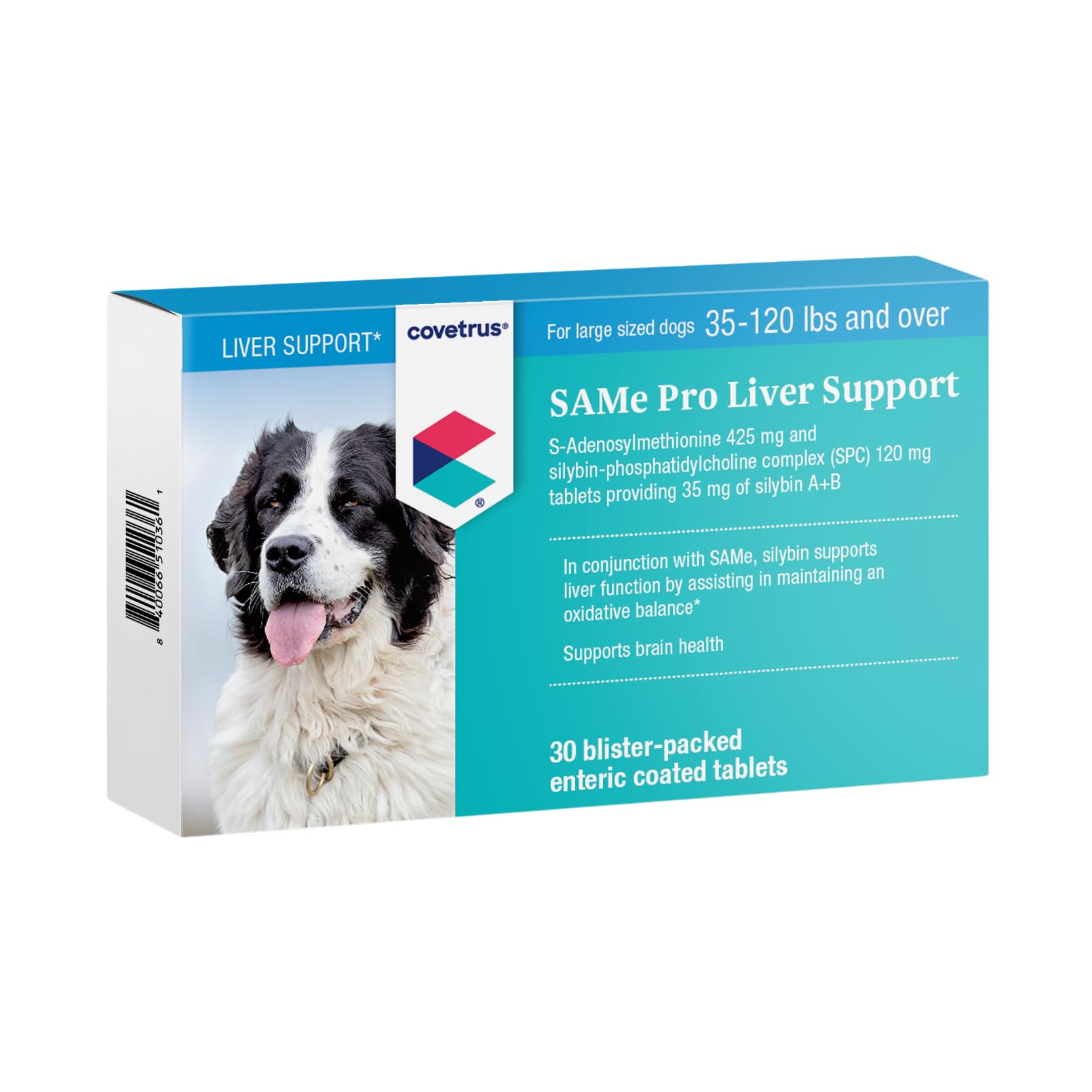 Covetrus Same Pro Liver Support for Large Dogs, 425mg, Blue, 35-120 lb