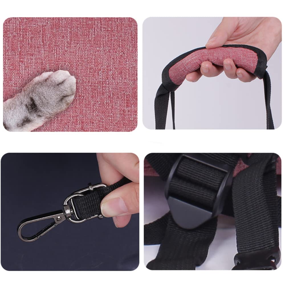 Falytemow Cat Carrier Backpack With Wheels Small Pet Carrying Bag With Breathable Mesh And Fan Collapsible Waterproof Cat Case F