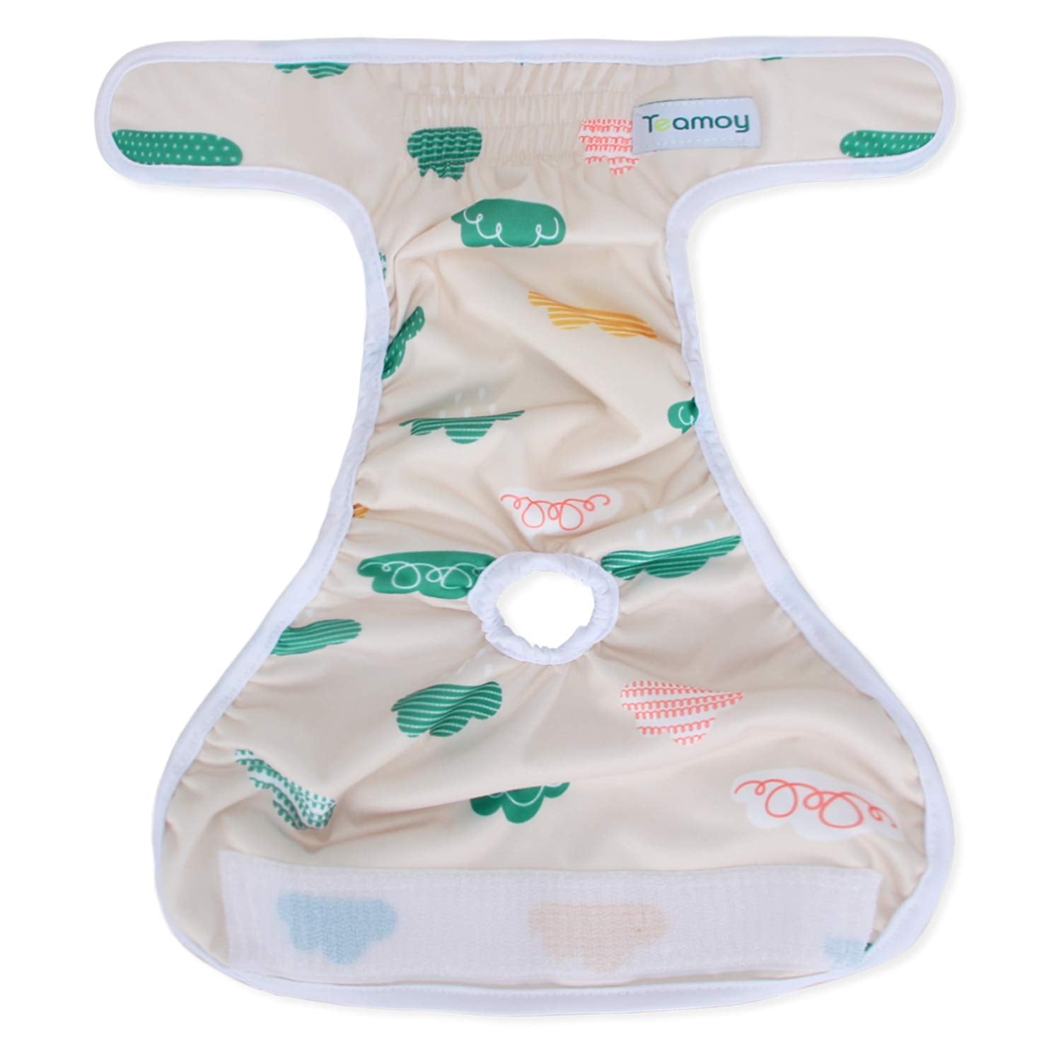 Teamoy Washable Female Dog Diapers (Pack Of 4), Reuable Doggie Diapers Wraps For Female Dogs, L2