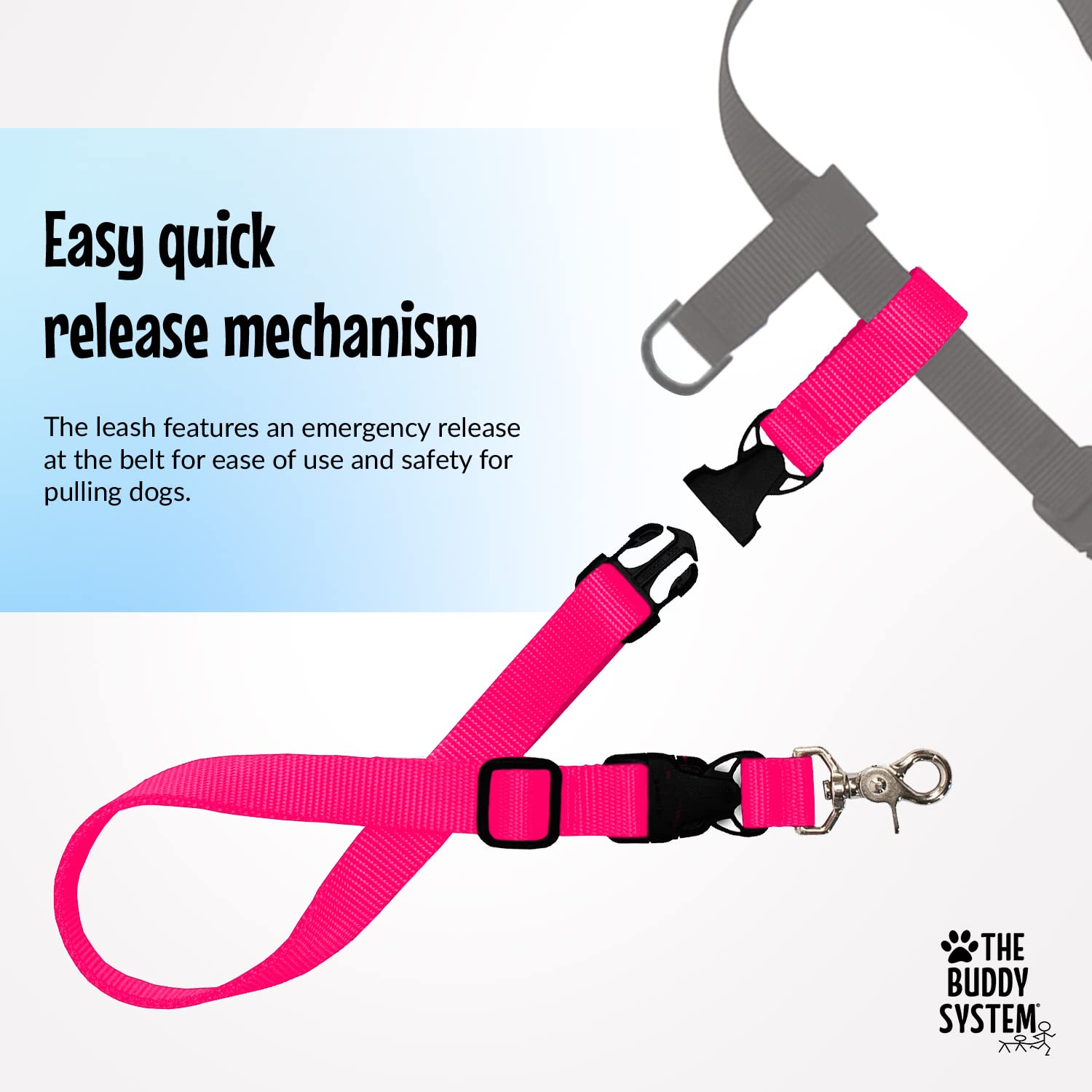 The Buddy System Accessories For Our Dog Leashes Made In Usa (Extra Buddy, Small Dog Pink)