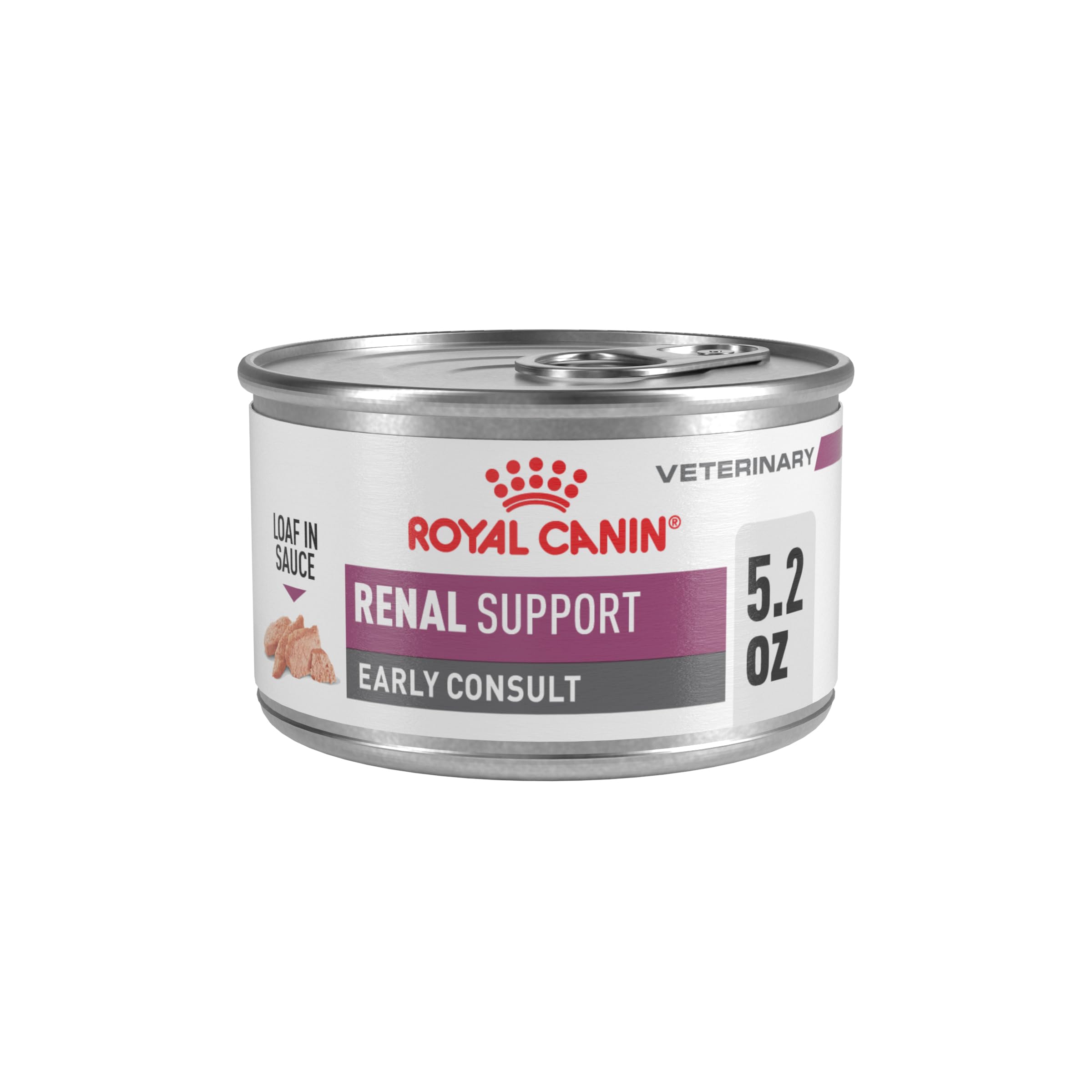 Royal Canin Veterinary Diet Canine Renal Support Early Consult Adult Loaf in Sauce Dog Food, 5.2 oz (Pack of 24)