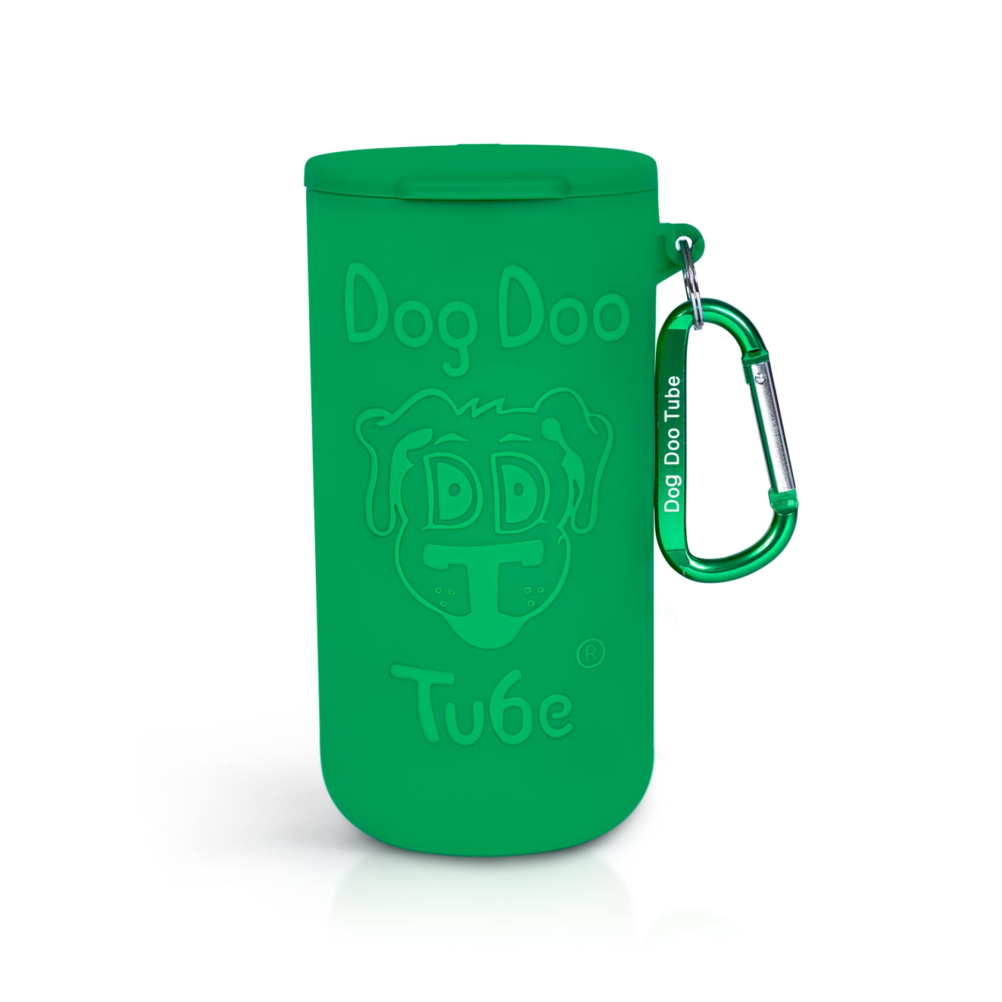 Dog Doo Tube Reusable Dog Poop Holder For Dog Walkers - Carries Used Dog Poop Bags - Tight Fitting Lid Keeps in Odors - Dog Wast