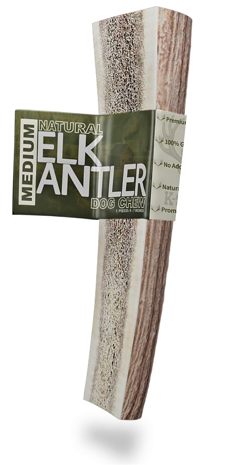 K-9 Antler Co. Elk Antlers For Dogs - Medium Split, Durable Chew, Usa Sourced, Naturally Shed & Ethically Harvested