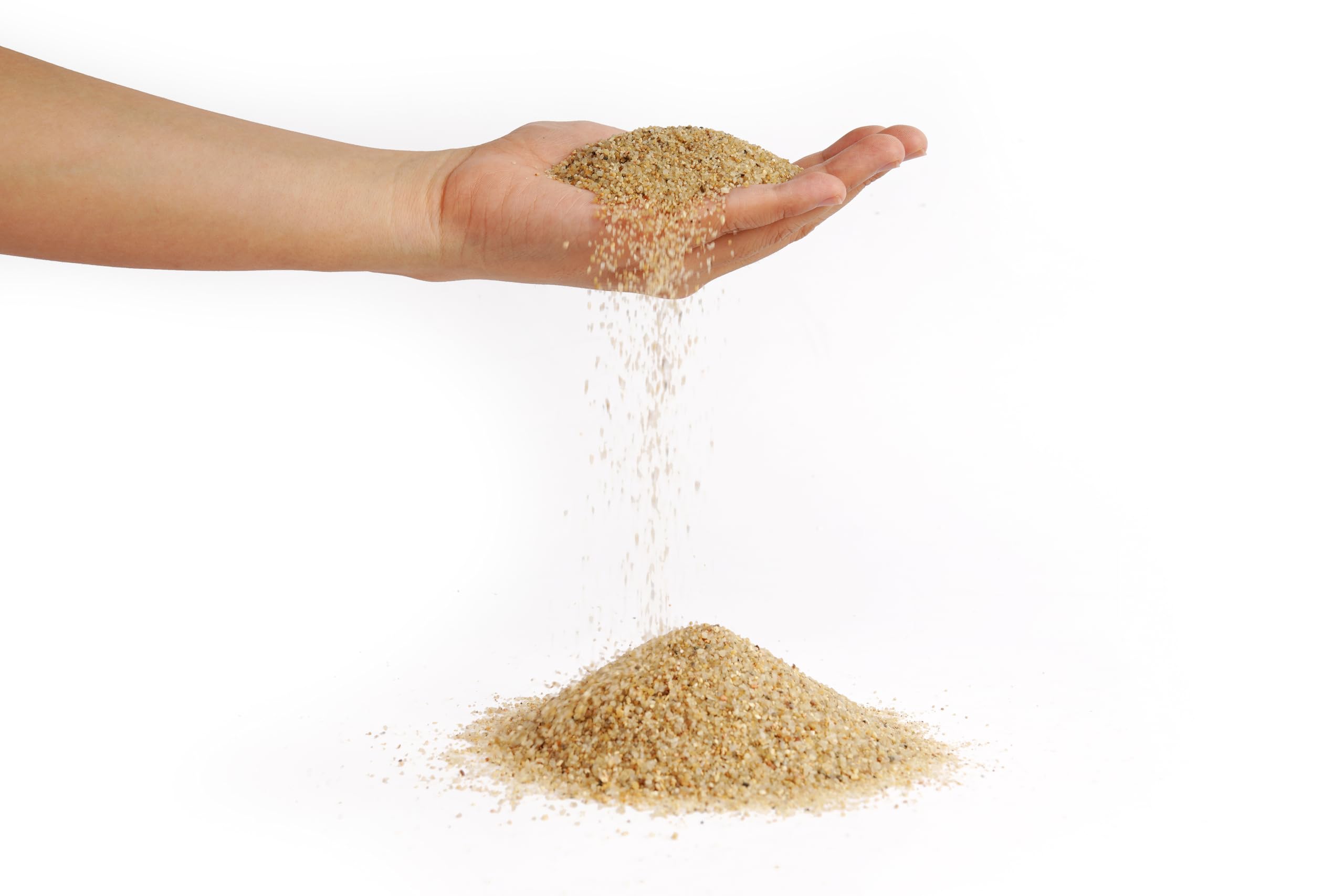 LANDEN Namale Aquarium Sand 2L (7 lbs) - Natural Color Fine Grain Sand for Freshwater & Blackwater Biotope Tank