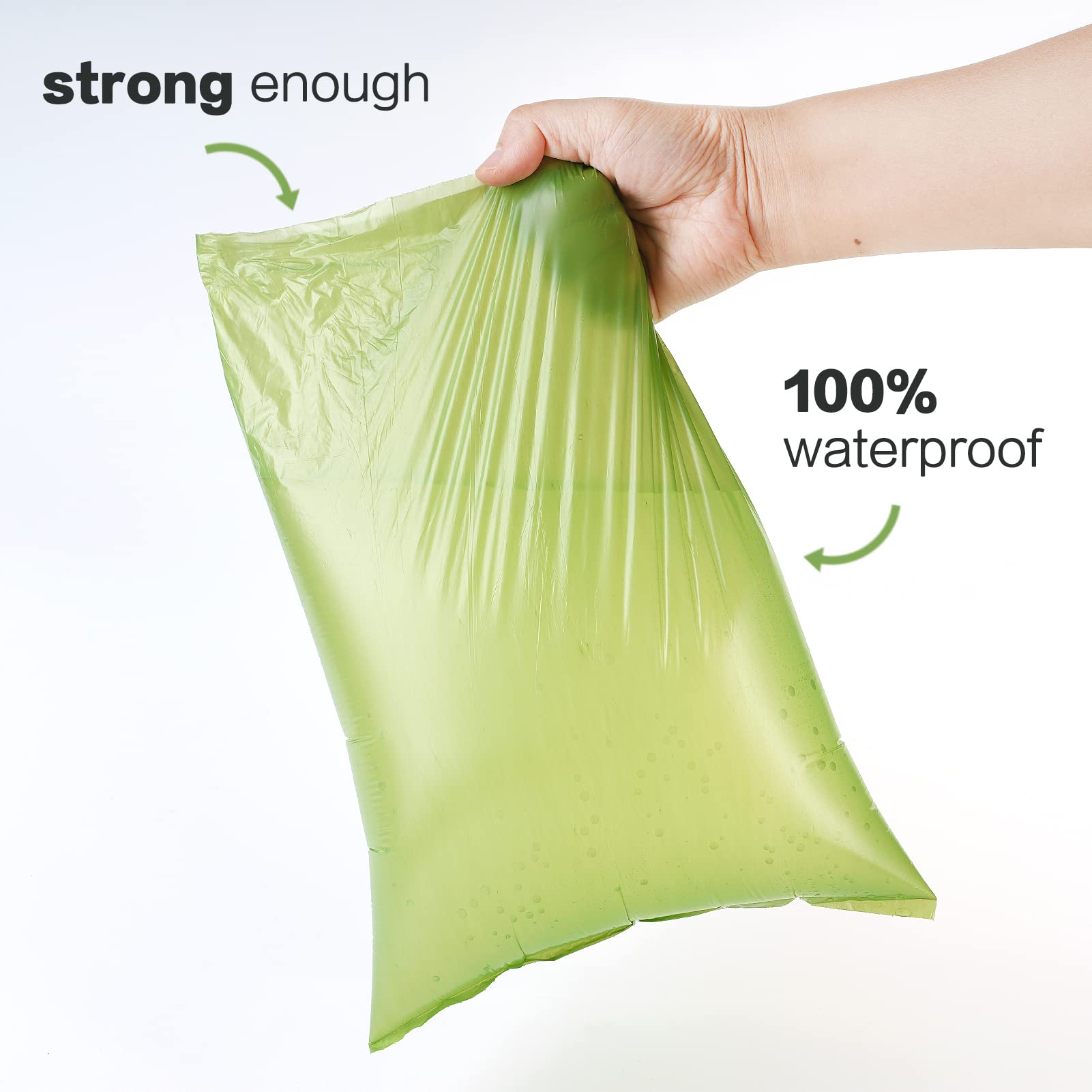 Rosebb Dog Poop Bags Rolls,Pet Waste Bags,Poop Bags For Dogs,Guaranteed Leak Proof And Extra Thick Dog Bags For Poop,120Count Doggy Poop Bags,9X13 Inches Doggie Poop Bags,Dog Poop Bag Dispenser