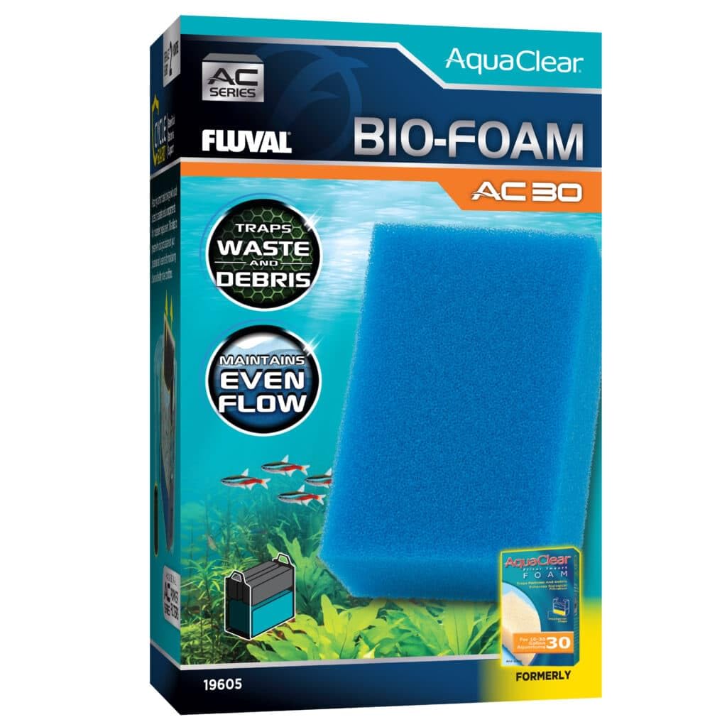 Fluval - Bio-Foam for AC30 Power Filter - Foam Construction for Use in Freshwater & Saltwater Aquariums