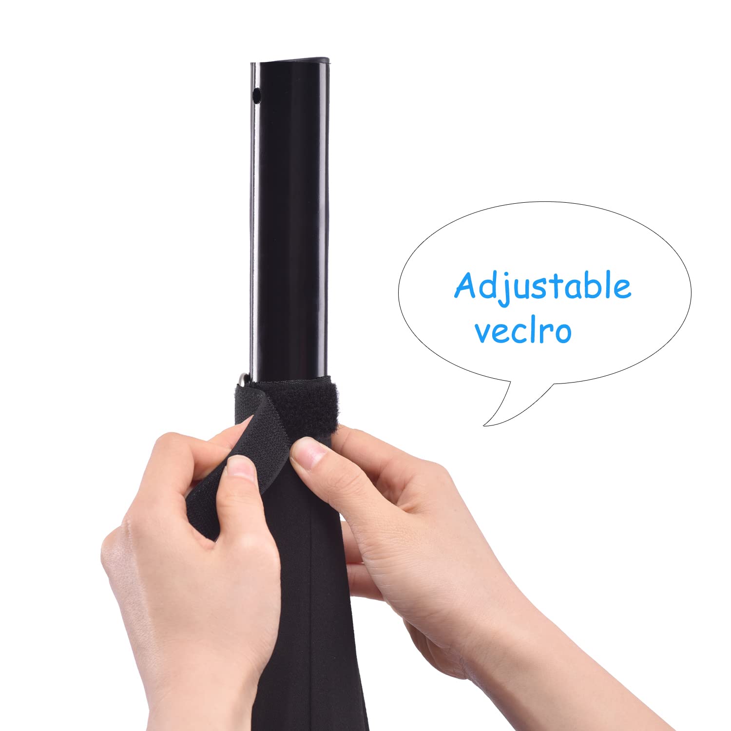 Speaker Stand cover Tripod Stand Skirt, DJ Speaker Stand Tripod cover Scrim 360 Degree coverage(Black-Two Pack)
