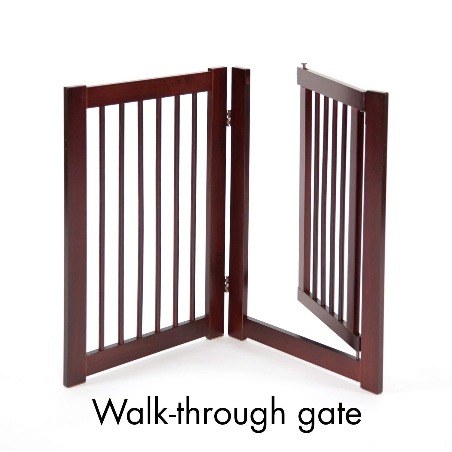 Primetime Petz 33234 Extension Kit for 360 Configurable Walk Through Folding Pet Gate,Walnut, (30 With Door)