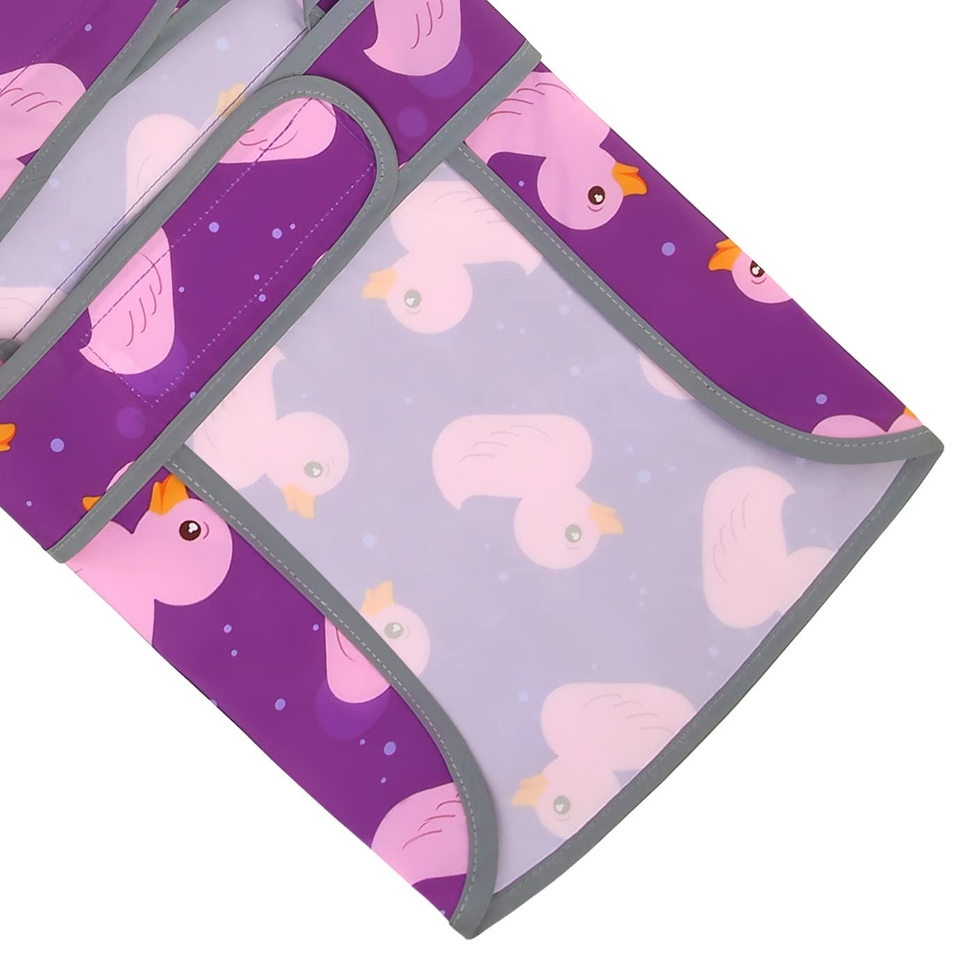 Hde Dog Raincoat With Clear Hood Rain Jacket Poncho For Small Medium Large Dogs Ducks Purple - S