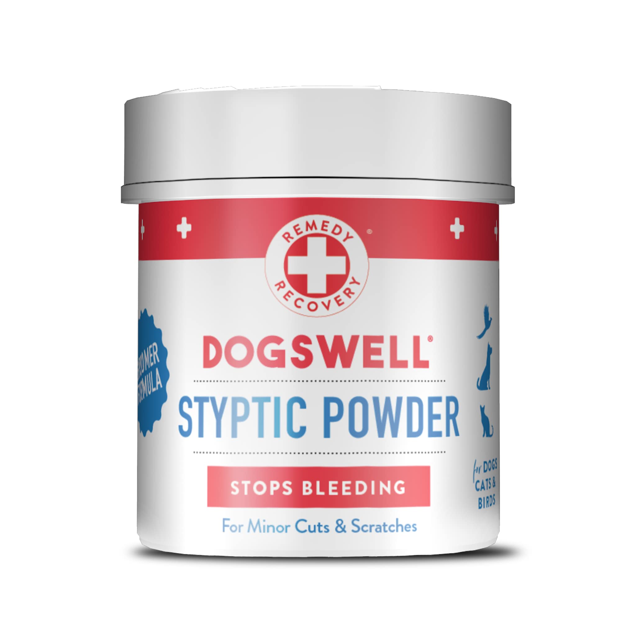 Dogswell Remedy Recovery Styptic Blood Stopper Powder For Dogs & Cats 1.5 Oz. Container