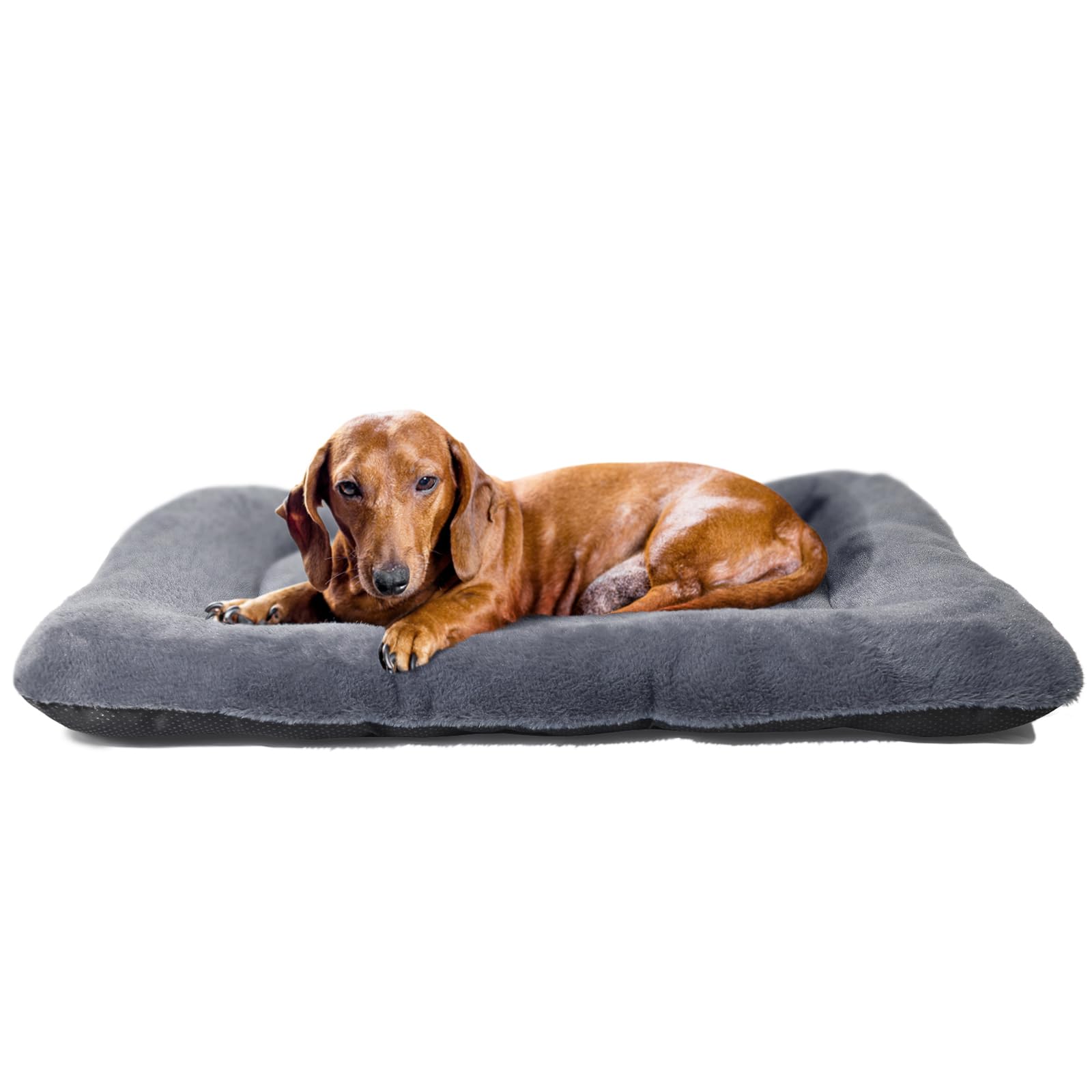 30 Inch Dog Crate Pad Washable Ultra Soft 30 X 19 Dog Bed For Medium Breeds Up To 30 Lbs,Cozy Kennel Mat For Crates With Anti-Sl