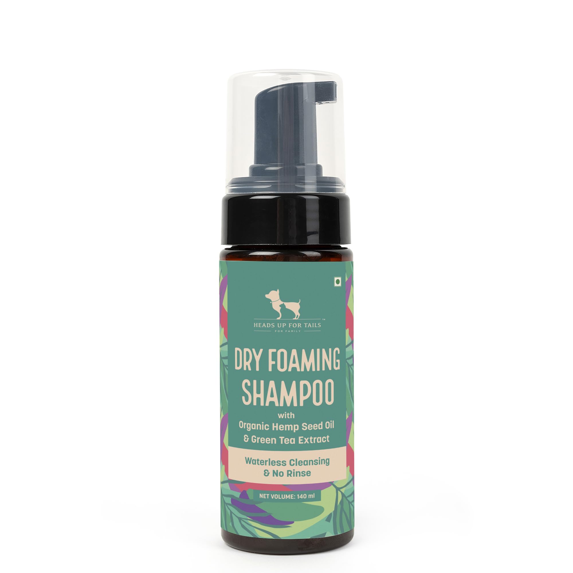 Huft Waterless Cleansing & No Rinse Dry Shampoo For Dogs -140 Ml | Quick & Easy Dog Dry Shampoo For Shih Tzu, Labrador, Golden R