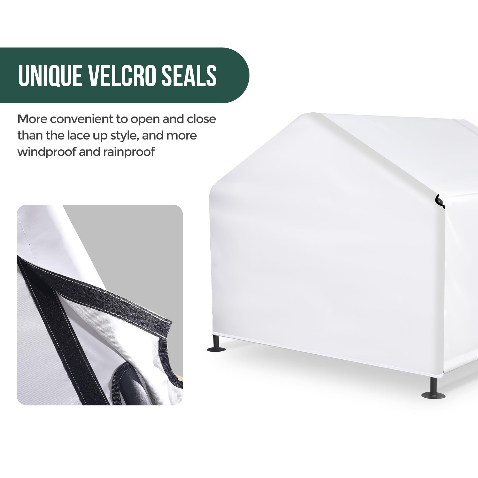 Dog Shade Shelter Outdoor Dog House With Upgraded Door Weatherproof Dog Tent For Large Medium Small Dogs, Cats, Small Animals