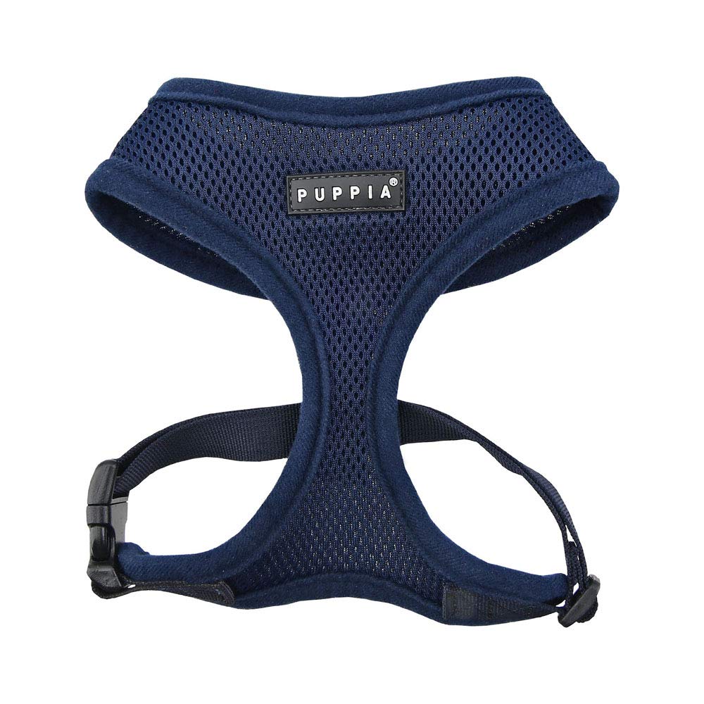 Puppia Soft Dog Harness, Navy, X-Large (Pdcf-Ac30-Ny-Xl)