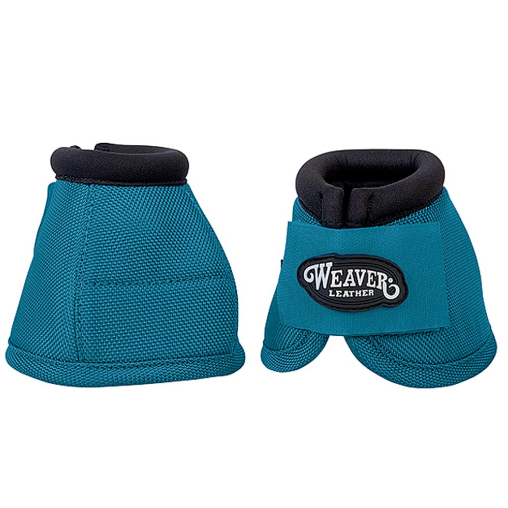 Weaver Leather Ballistic No-Turn Bell Boots , Turquoise, Large