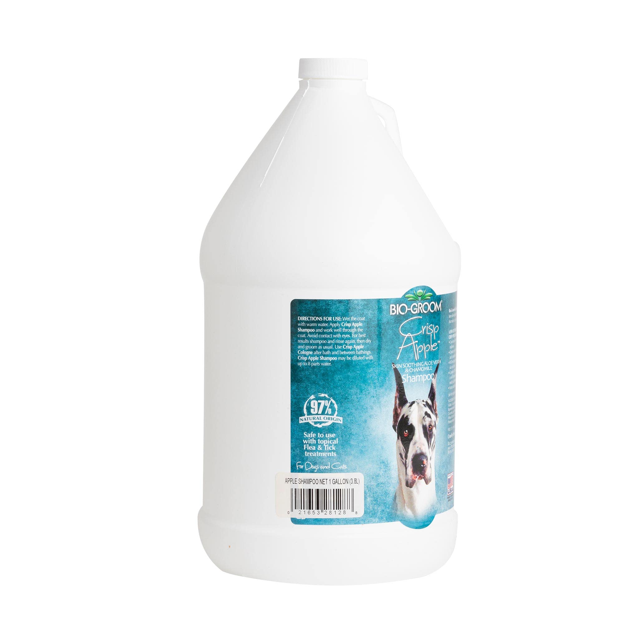 Bio-Groom Crisp Apple Dog Shampoo - Natural Scent Pet Shampoo, Aloe Vera, Chamomile, Cat & Dog Bathing Supplies, Puppy Wash, Cru