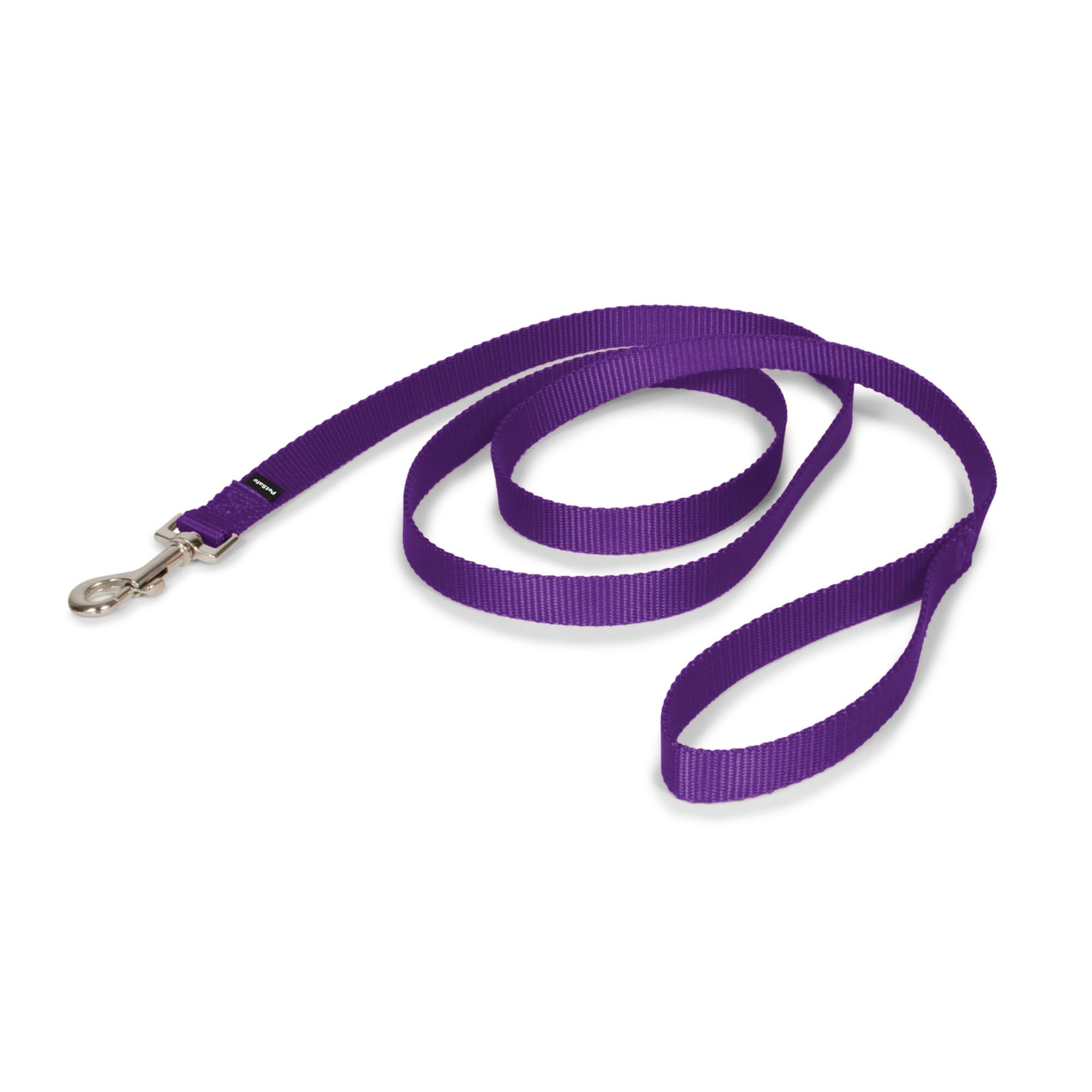 Petsafe Nylon Dog Leash - Strong, Durable, Traditional Style Leash With Easy To Use Bolt Snap - 3/4'' X 6', Deep Purple