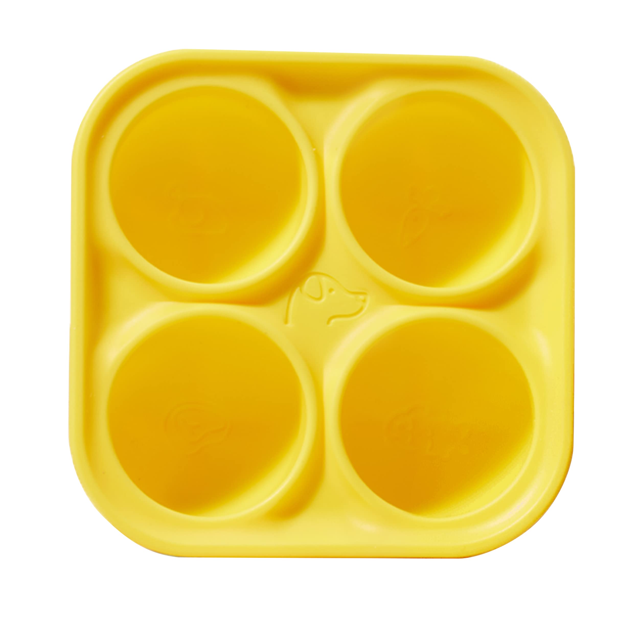WOOF Pupsicle Treat Tray Mold, Small 10-25 lbs, Silicone Molds for Dog Treats, Dishwasher Safe, Reusable Treat Tray, Freeze Refi