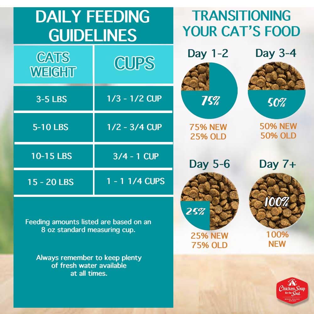 Chicken Soup for the Soul All Natural Premium Indoor w/Hairball Care Adult Dry Cat Food, Real Meat First Ingredient, No By-Produ