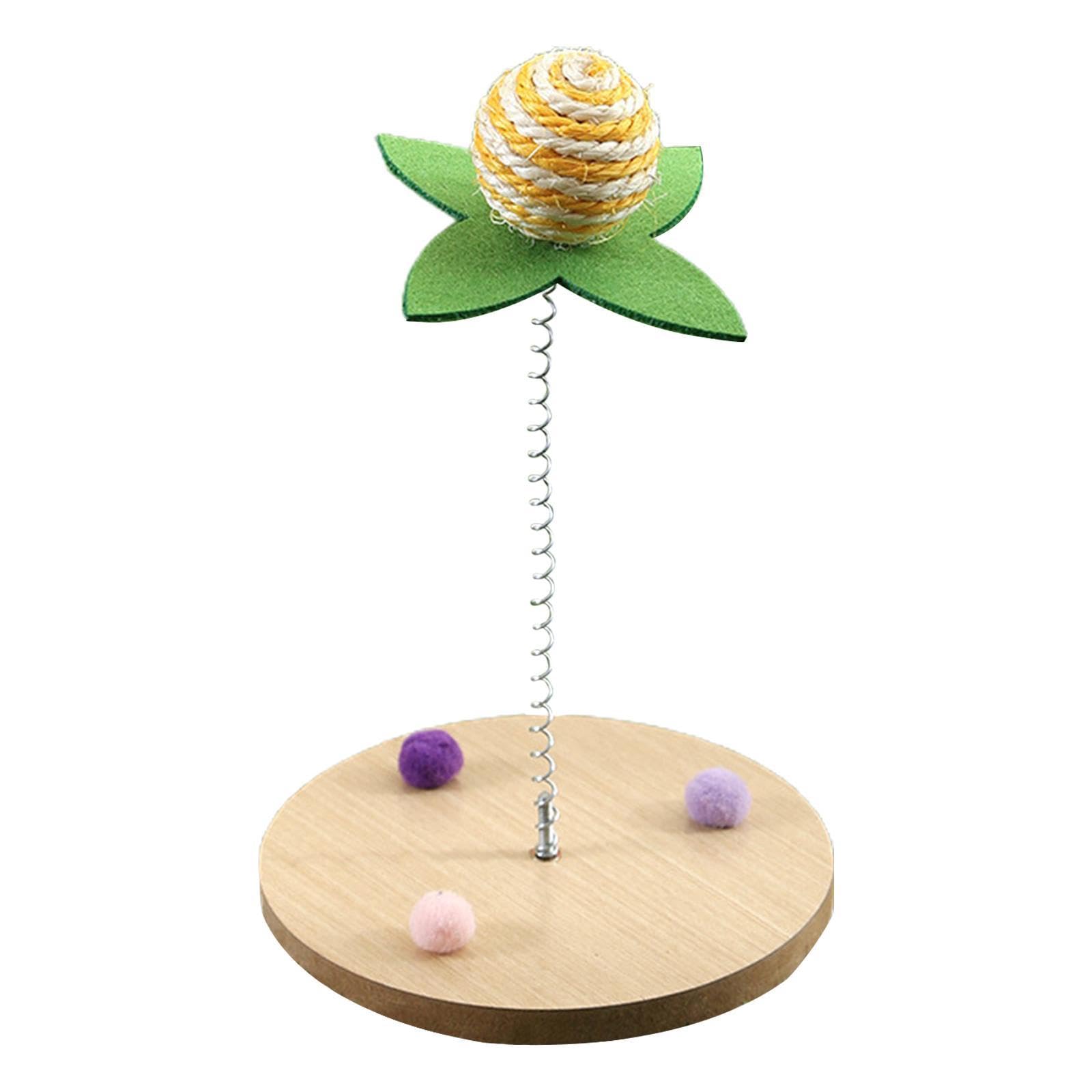 Ujeavette Interactive Cat Toys Self Playing Sturdy Kitten Interactive Ball For Chasing
