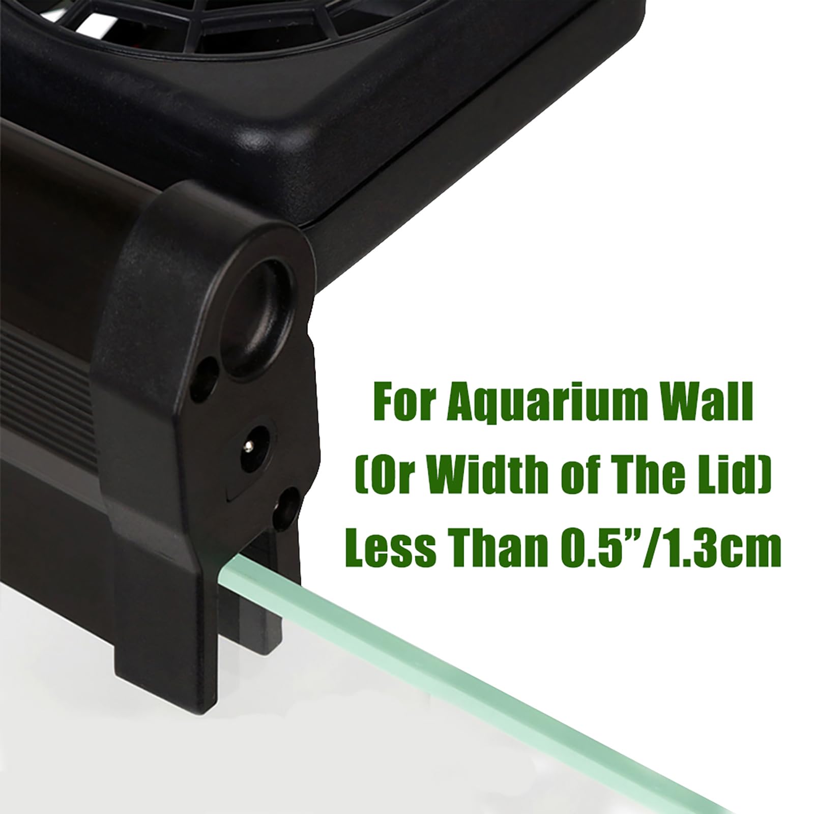 Aquarium Chiller, Fish Tank Cooling Fan System For Salt Fresh Water, 2 Variable Speed, Wide Angle Adjustable (2-Fan)