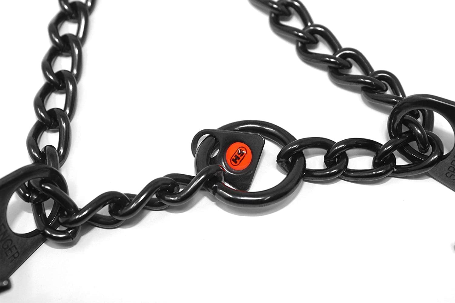 Hs Herm. Sprenger Germany Black Stainless Steel Prong Dog Training Collar Ultra-Plus Pet Pinch Collar No-Pull Collar For Dogs Anti Pull Training Collar Made In Germany 3.2Mm X 23In Medium