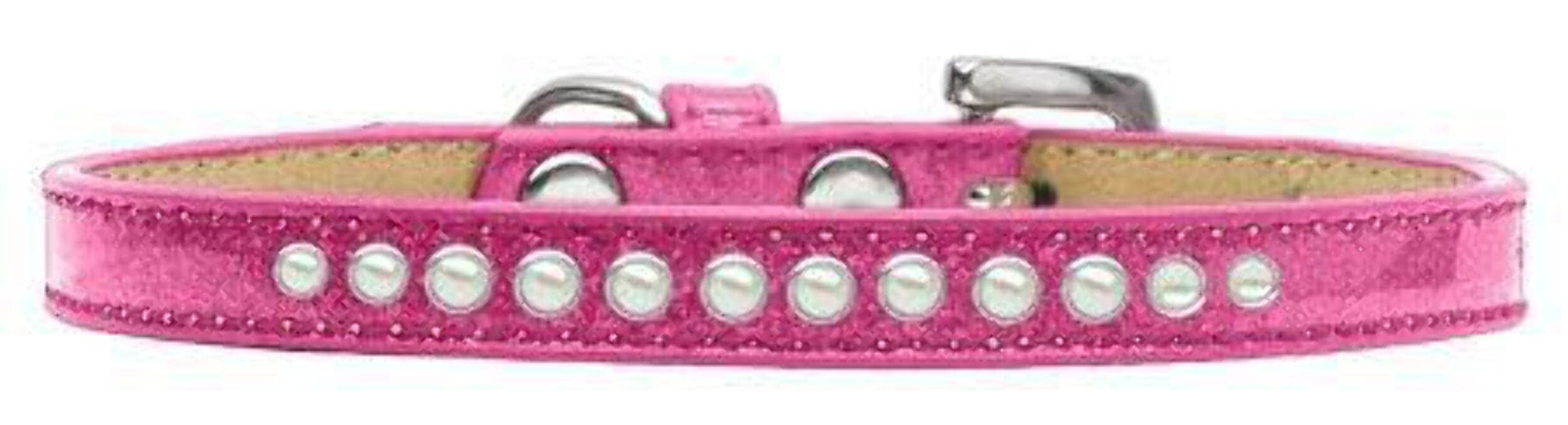Mirage Pet Products Pearl Pink Puppy Dog Ice Cream Collar, Size 12