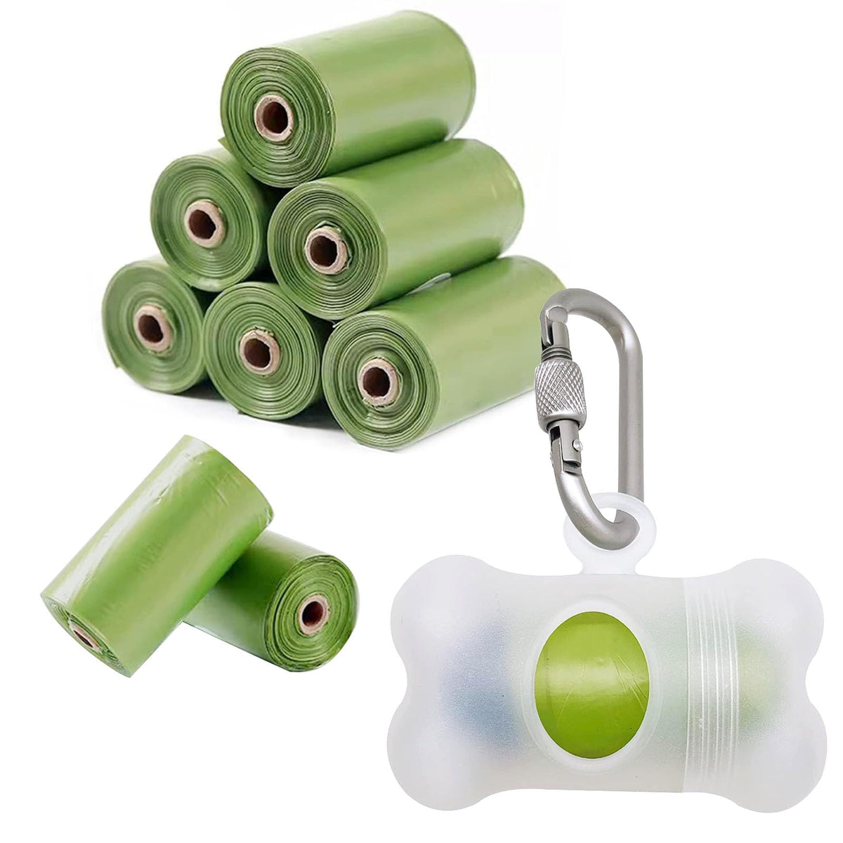 Dog Poop Bags Holder For Leash|Dog Baggie Dispenser With 135 Leak-Proof Poo Bags For Leash On The Go For Walking Doggie Outdoor