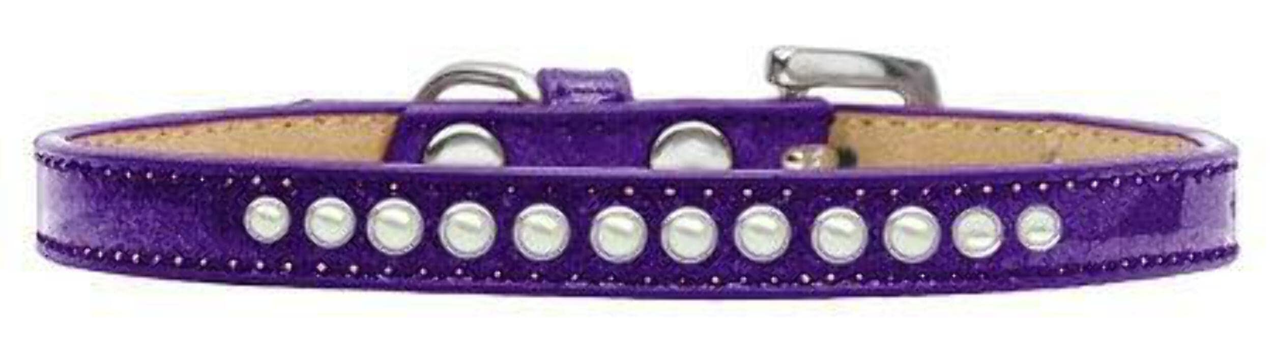 Mirage Pet Products Pearl Black Puppy Dog Ice Cream Collar, Size 10