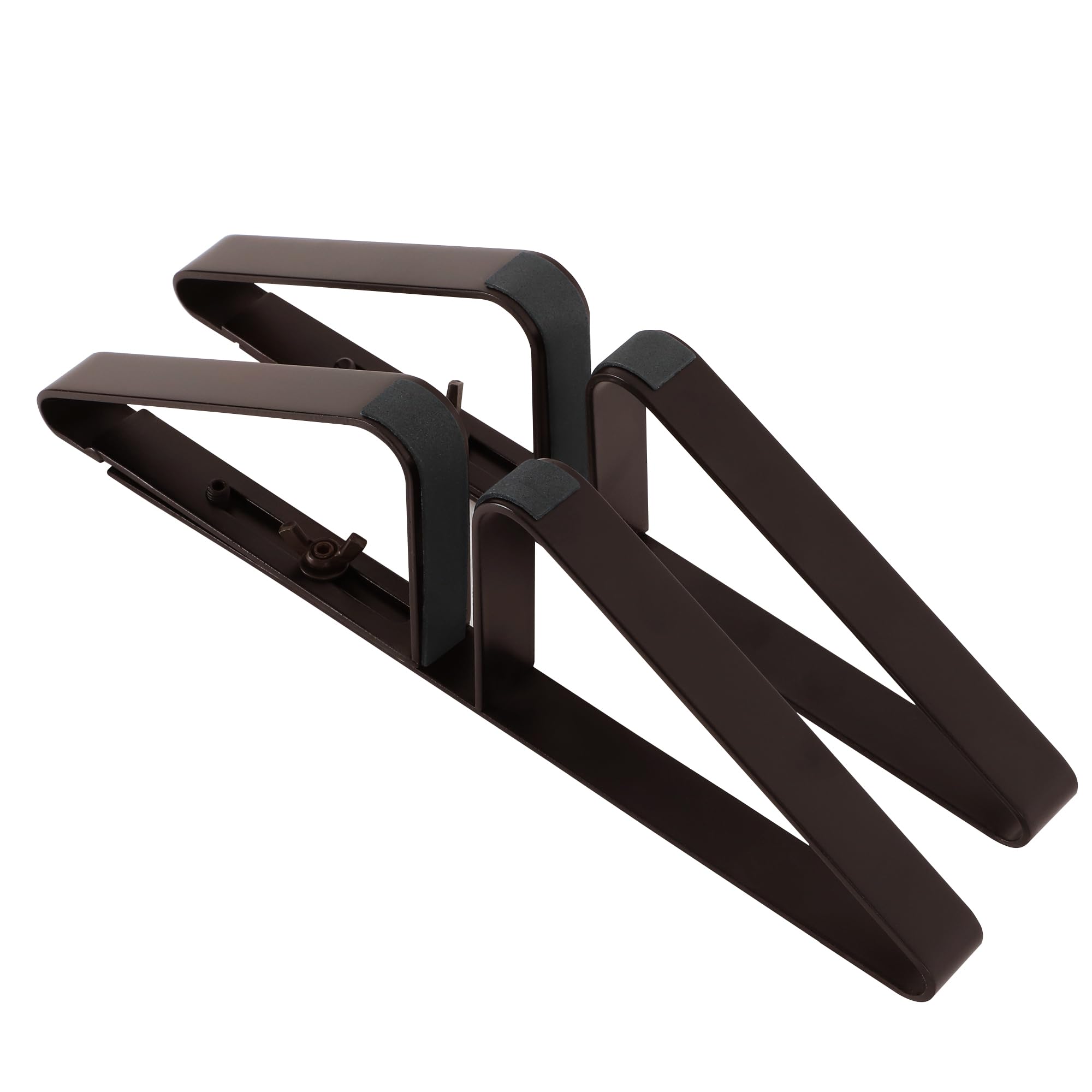 PUPETPO Support Feet for Pet Gate (Updated Version), Pet Gate Metal Support Feet Set of 2 for Extra Wide Foldable Dog Gate, Easy