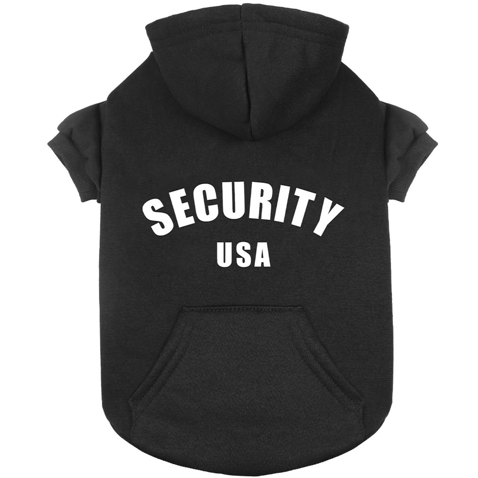 Security Dog Sweatshirt - Warm & Cozy Brushed Fleece Interior, Pocket, Large Dogs (L)