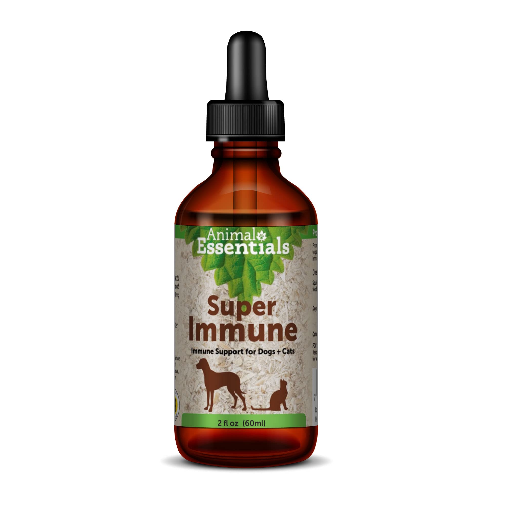 Animal Essentials Super Immune Support for Dogs & Cats, 2 fl oz - Ol Complex, Promotes Healthy Immune System