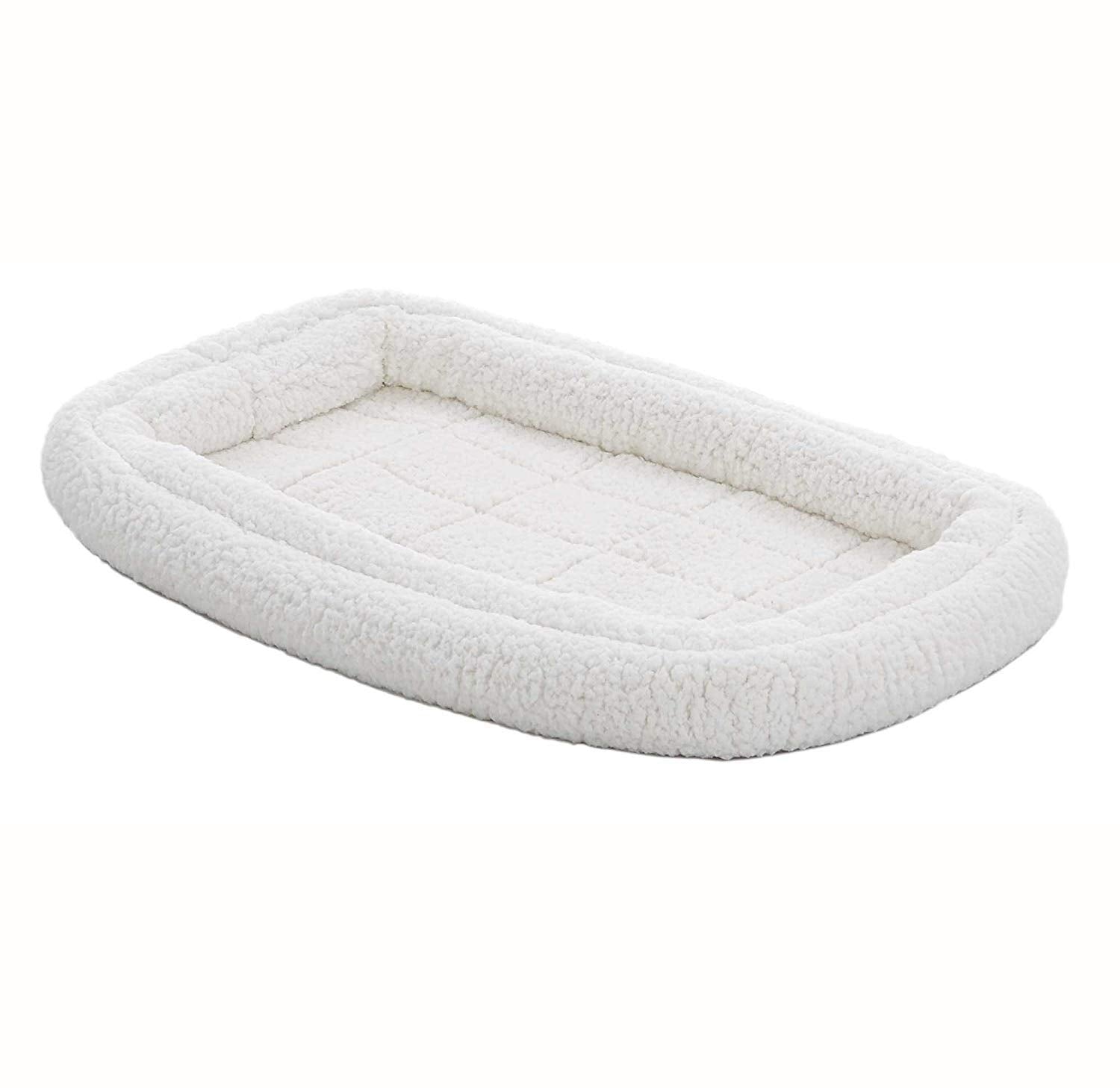 Midwest Homes For Pets Double Bolster Pet Bed | 36-Inch Dog Bed Ideal For X-Large Dog Breeds & Fits 48-Inch Long Dog Crates