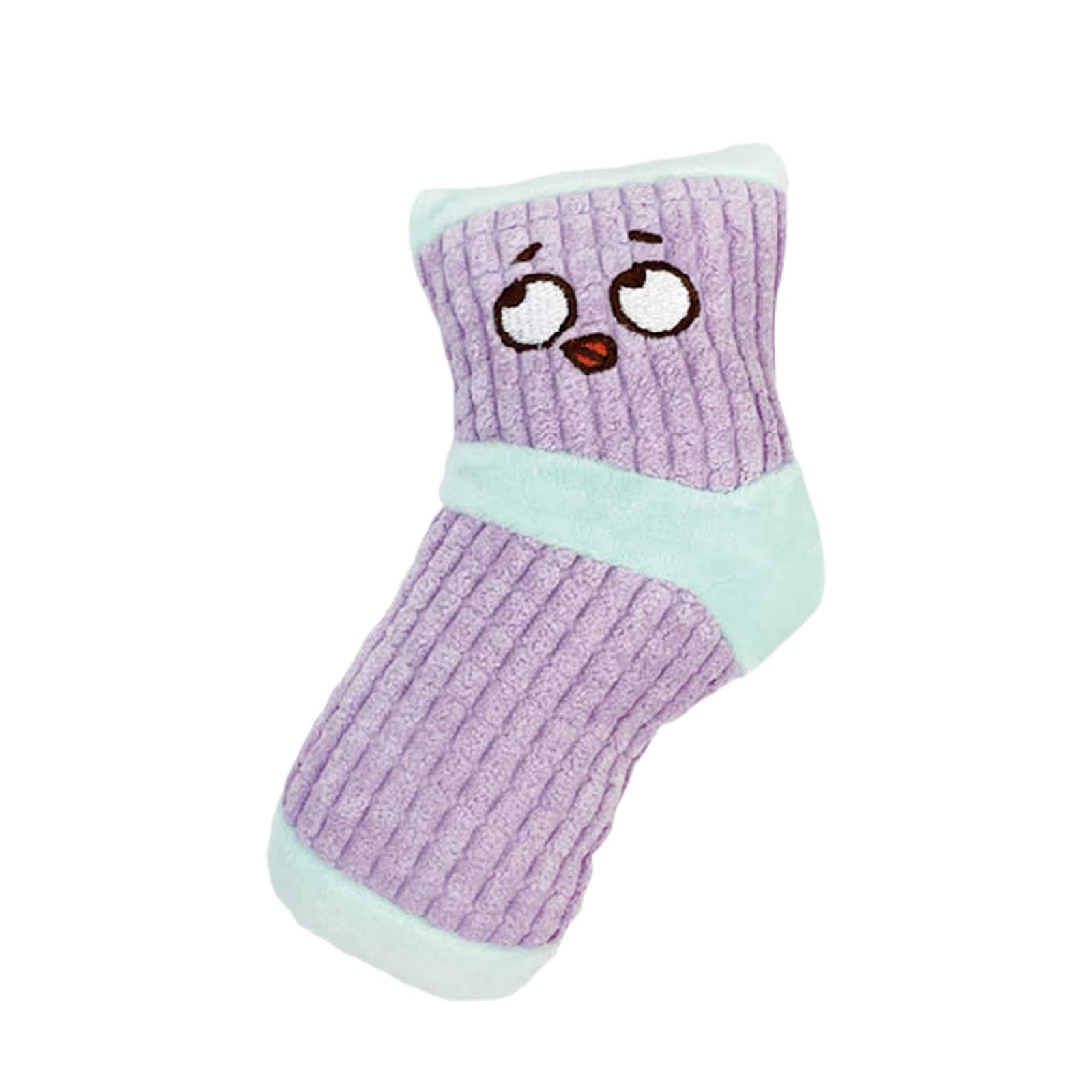 BNF Squeaky Dog Toy Creative Keep Them Busy Expression Bite Toy Interactive Cute Light PurplePet Supplies/Dogs/Toys/Squeak Toys