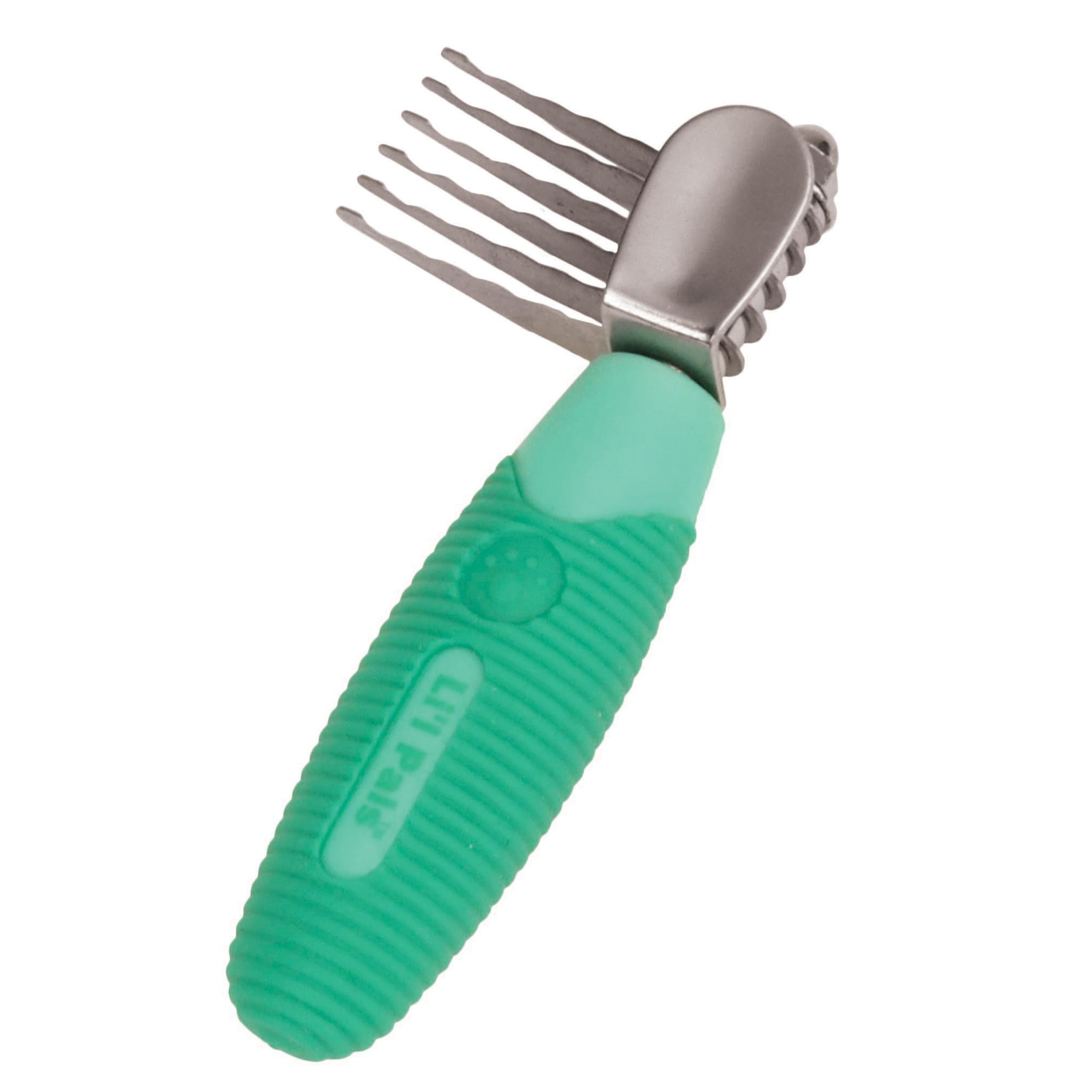 Coastal Pet Li'L Pals Stainless Steel De-Matting Comb - Easy-Grip Handle For Pet Grooming Small Dogs