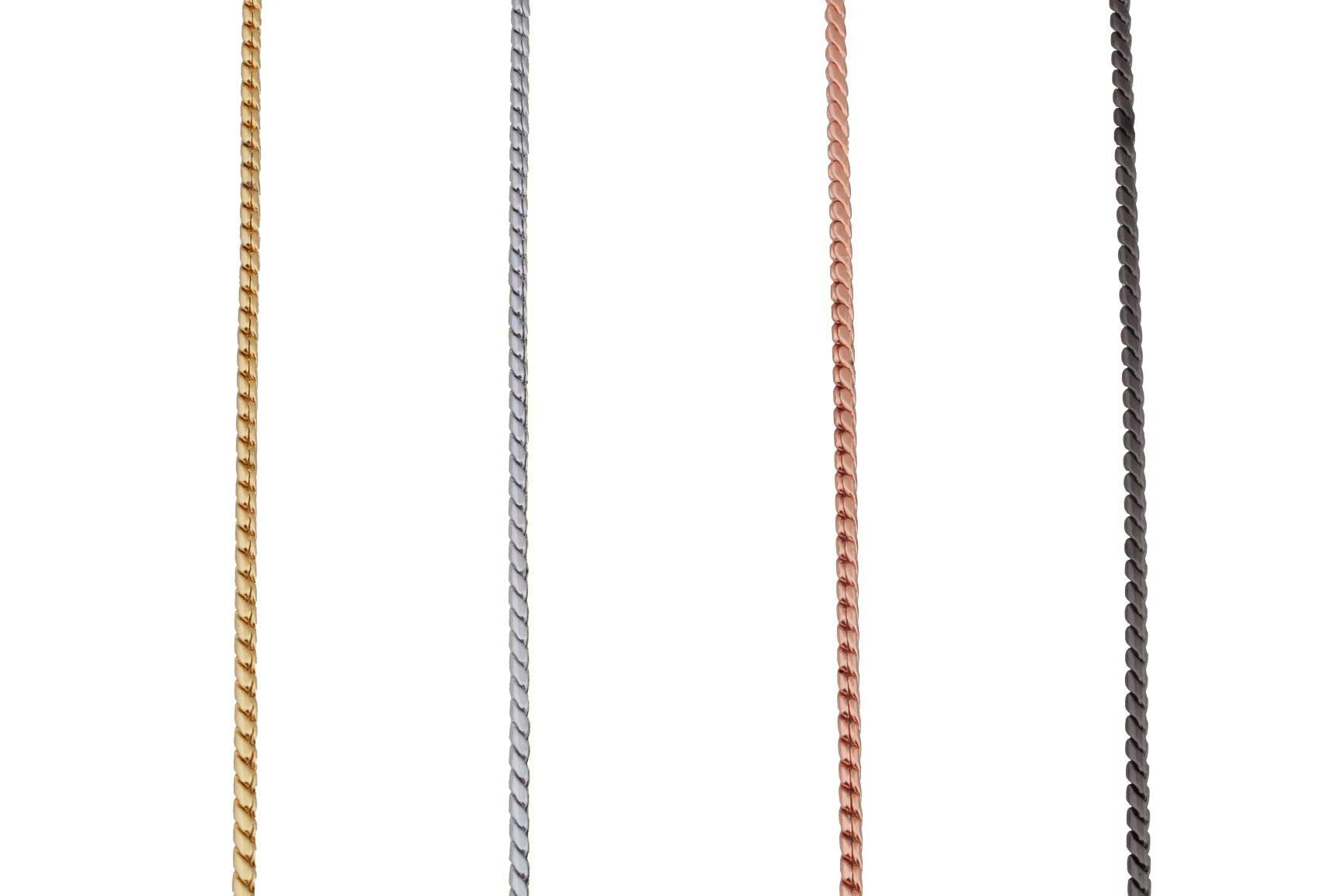 Alvalley Metal Chain Dog Show Collar - Pet Slip Collar For Shows - Fine Brass Snake Chain Collar - Adjustable For Toy, Small, An