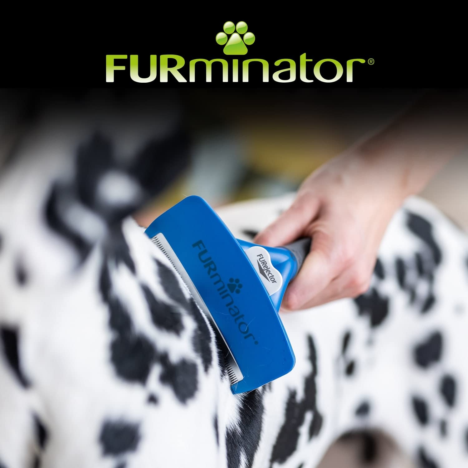 Furminator Undercoat Deshedding Tool For Large Short Hair Dogs 23-41 Kg Clear