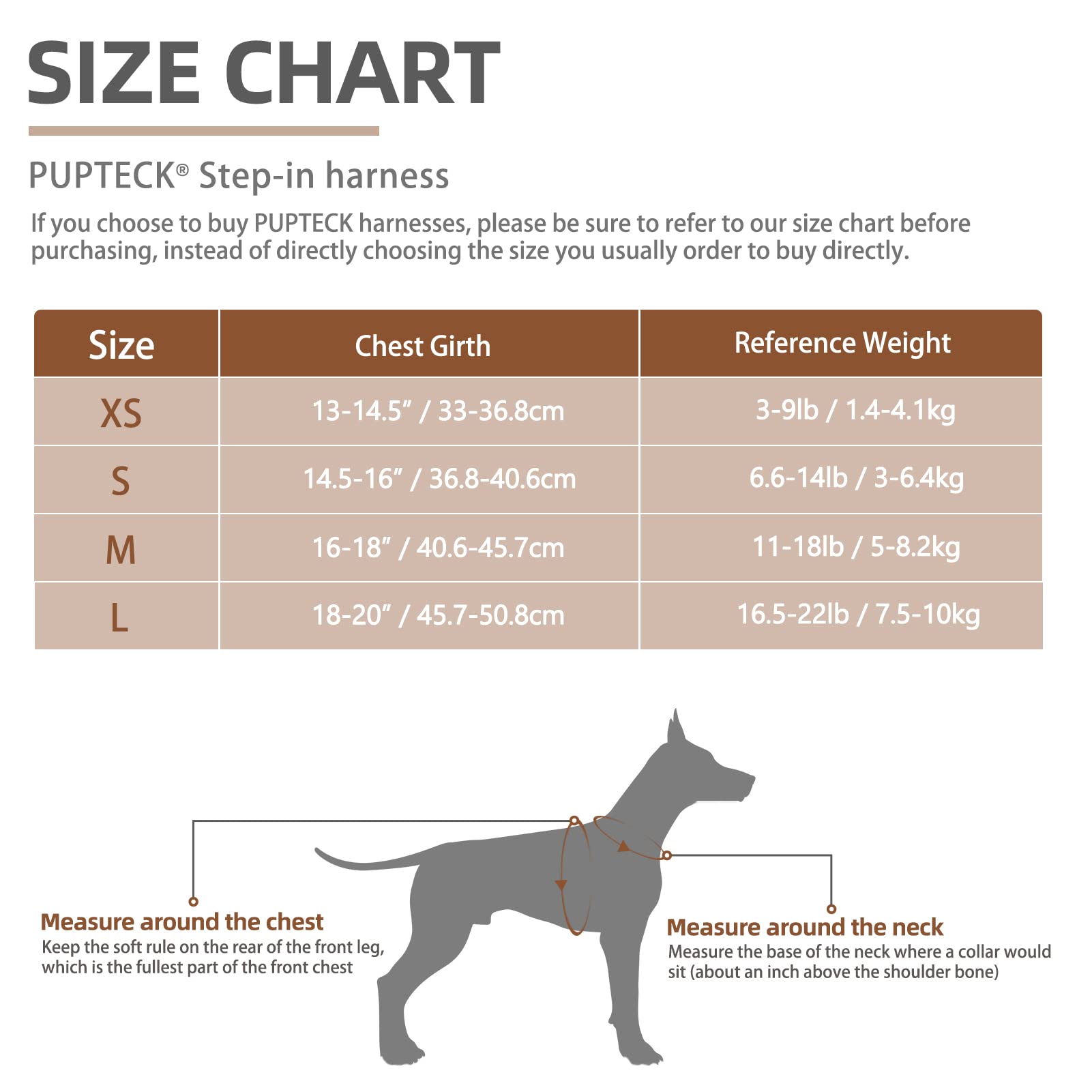Pupteck Dog Harness And Leash Set For Small Medium Dogs No Pull Step-In Soft Mesh Puppy Cat Vest Harnesses Reflective At Night, Black L