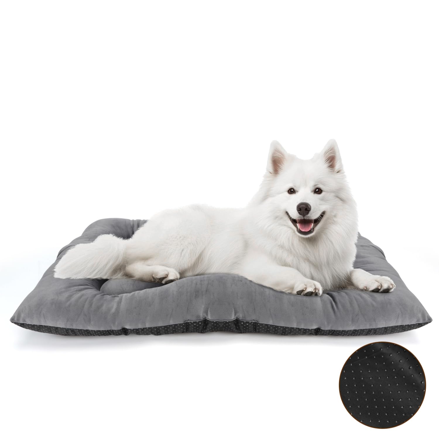 Nobleza Warm Dog Sleep Bed Mat For Cold, Winter Self-Heating Beds Pet Cat Crate Pad Fluffy Comfy Kennel Anti-Slip For Small Medi
