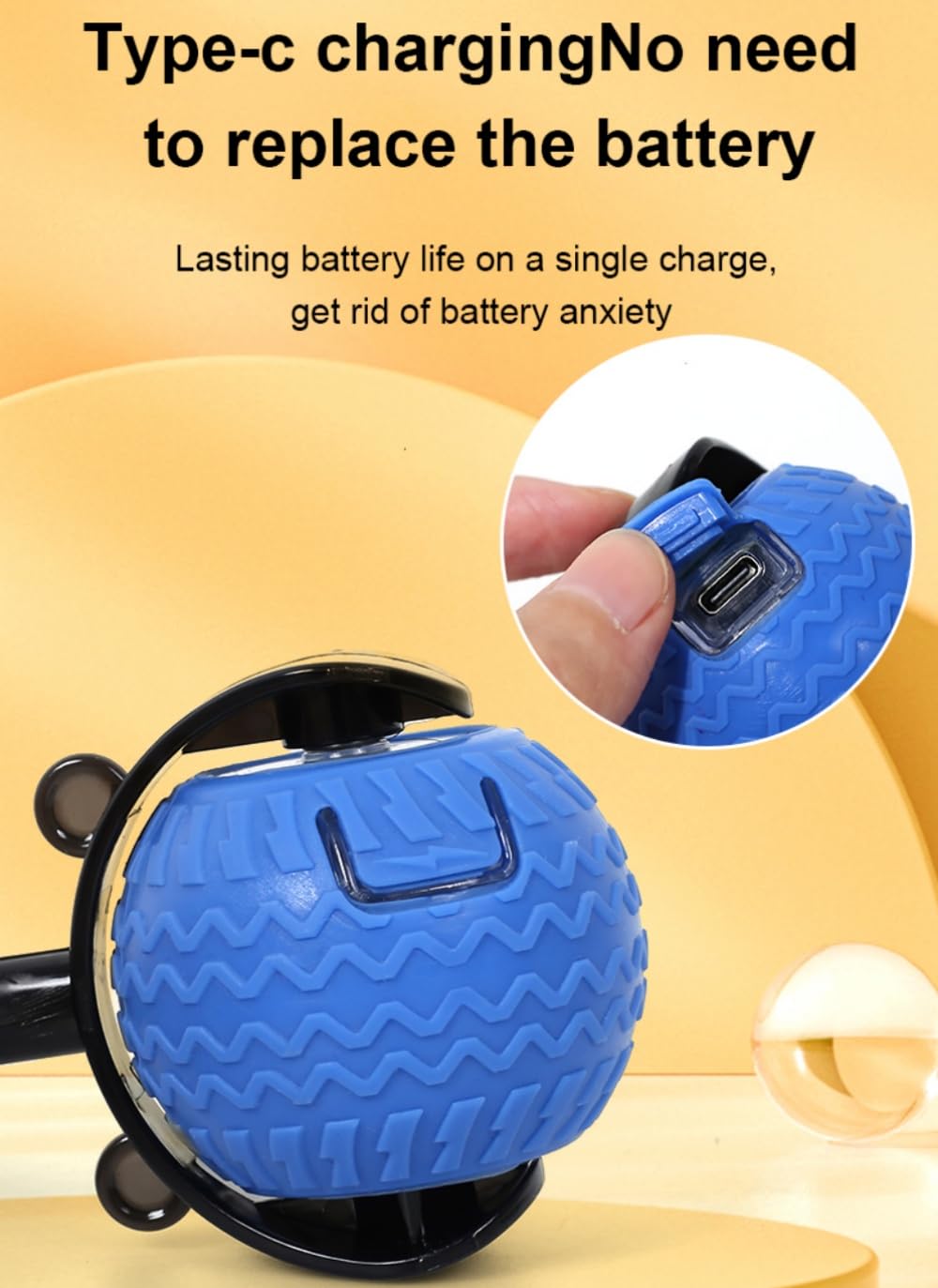 Uubei Interactive Electric Cat Ball Toys With 3 Model Smart Rechargeable Toy Balls Rolling Ball With Tail For Bored Indoor Cats