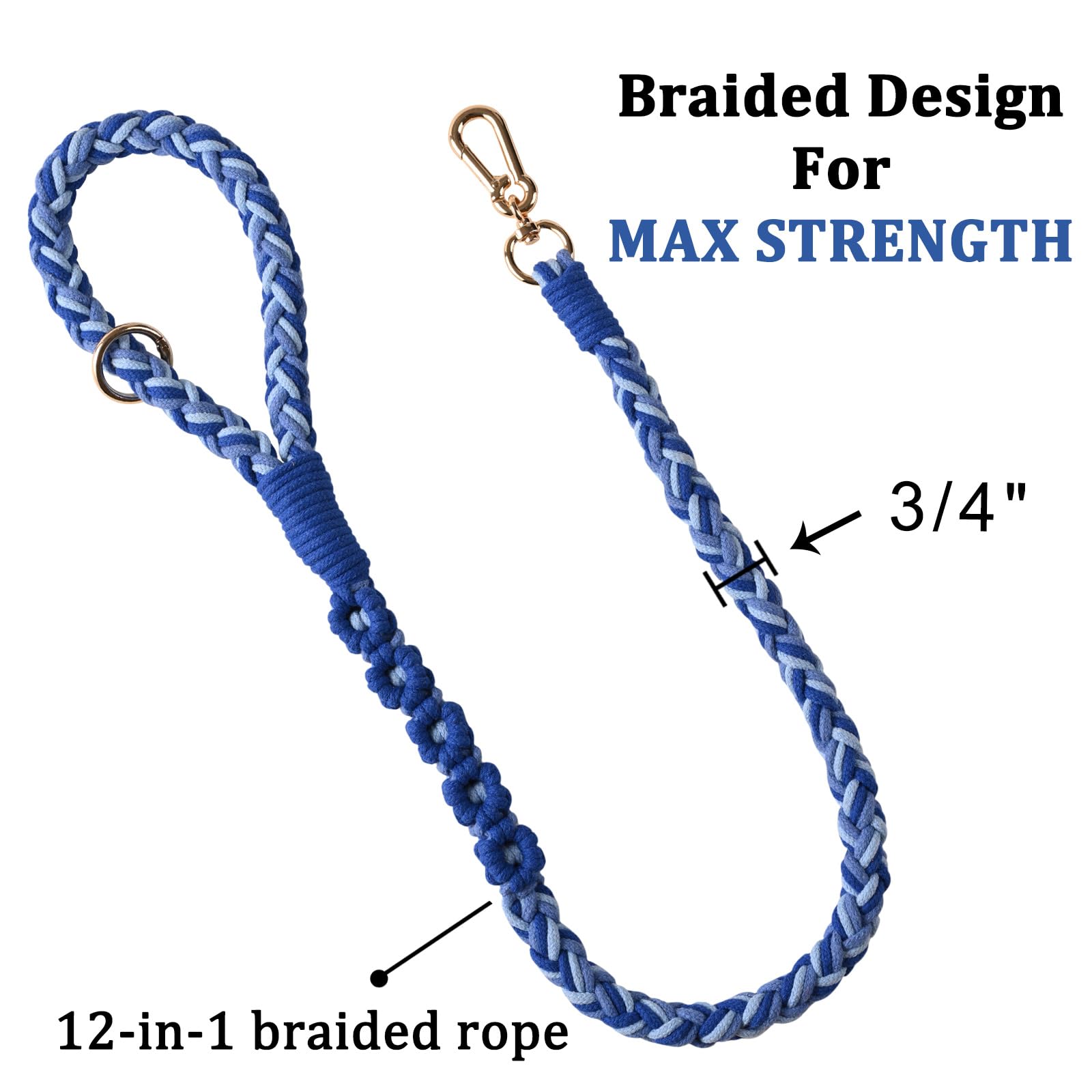 Dual Dog Leash,Double Dog 360 Swivel No Tangle Walking Leash,Comfortable Shock Absorbing Reflective Bungee For Two Dogs(Blue)